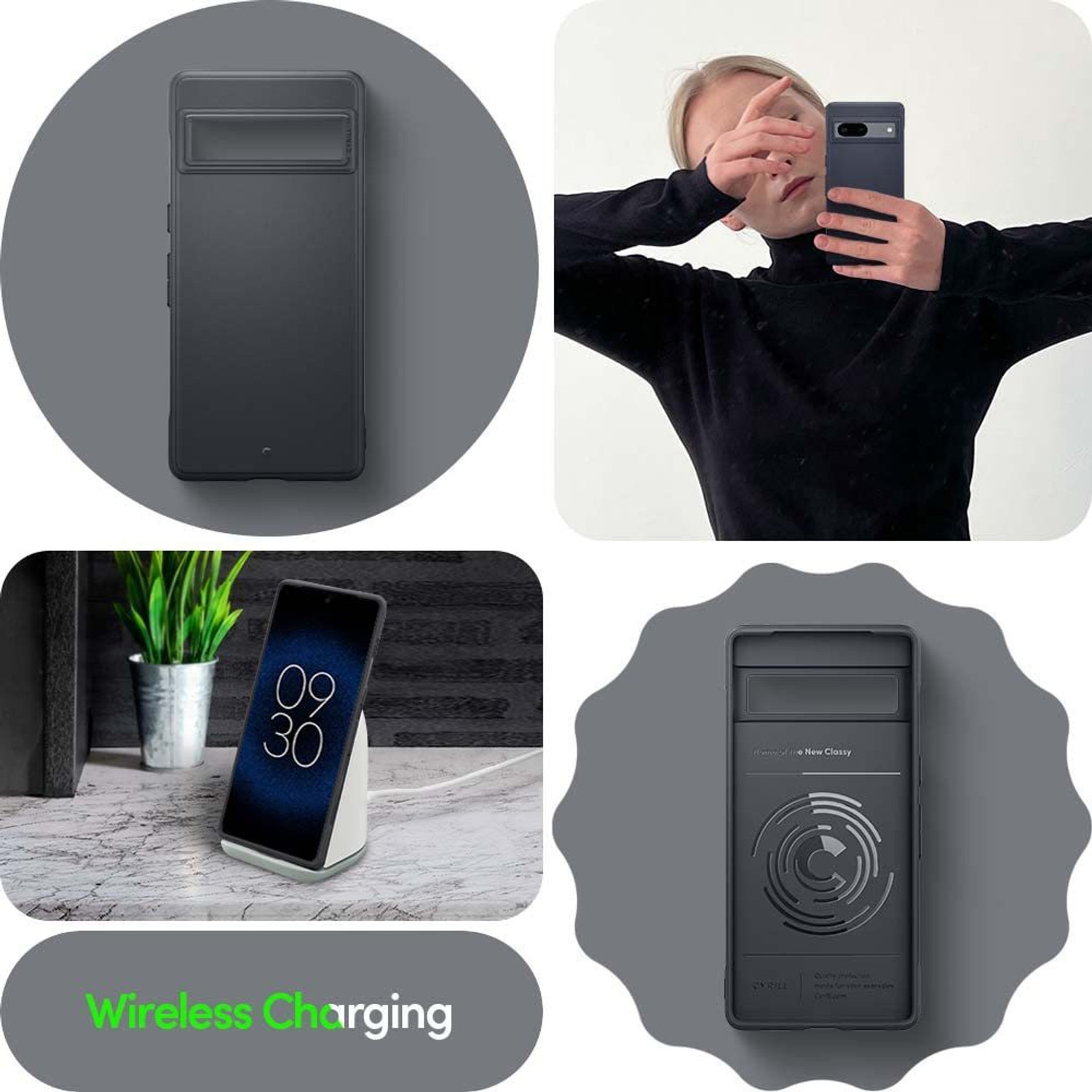 Image of CYRILL Stone Back Cover for Google Pixel 7 Case 5G (2022)