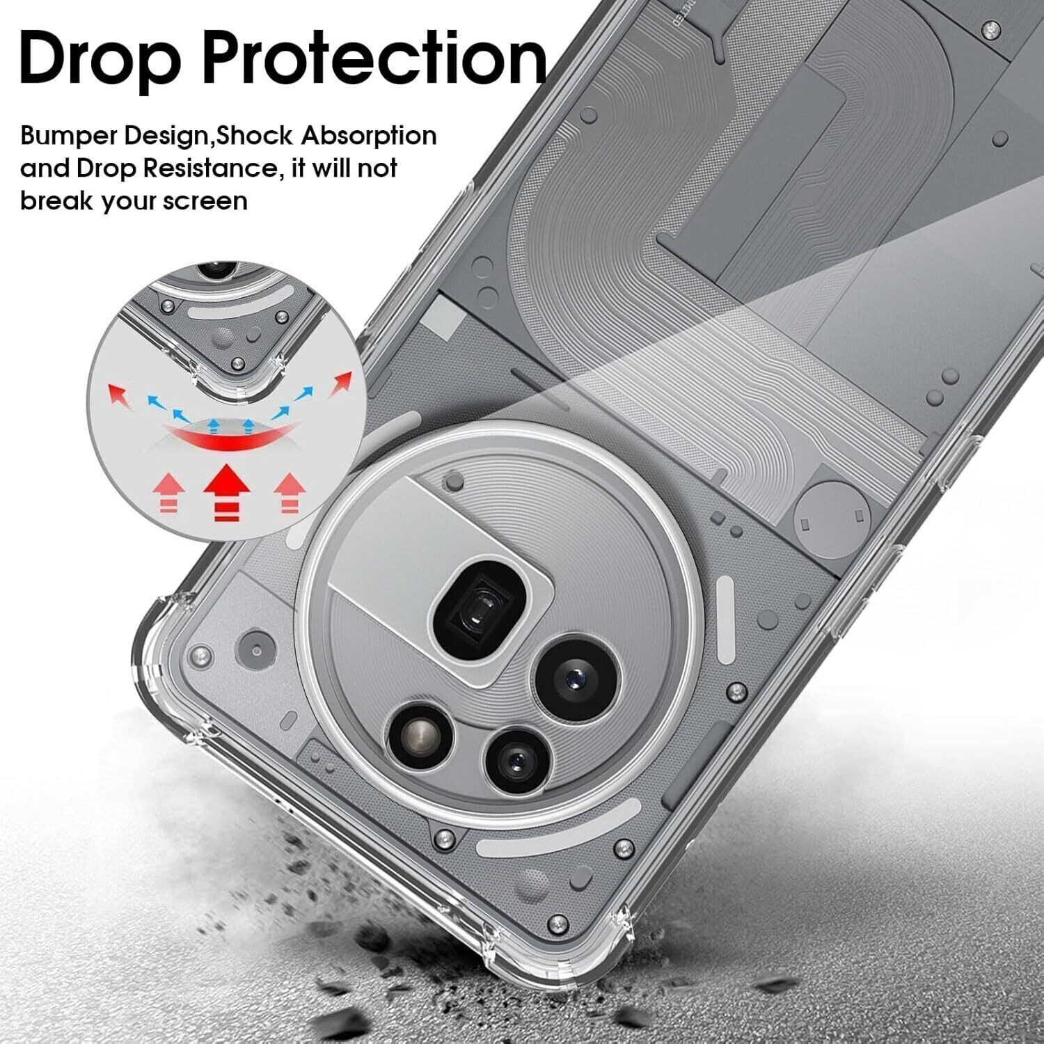 Image of CLOYAAR Back Cover for Nothing Phone (3a) Pro