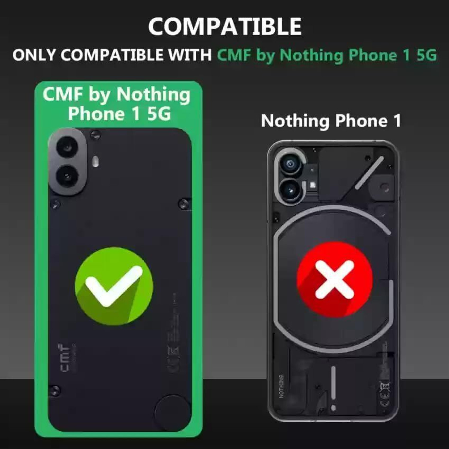 Image of Casener Back Cover for CMF by Nothing Phone 1