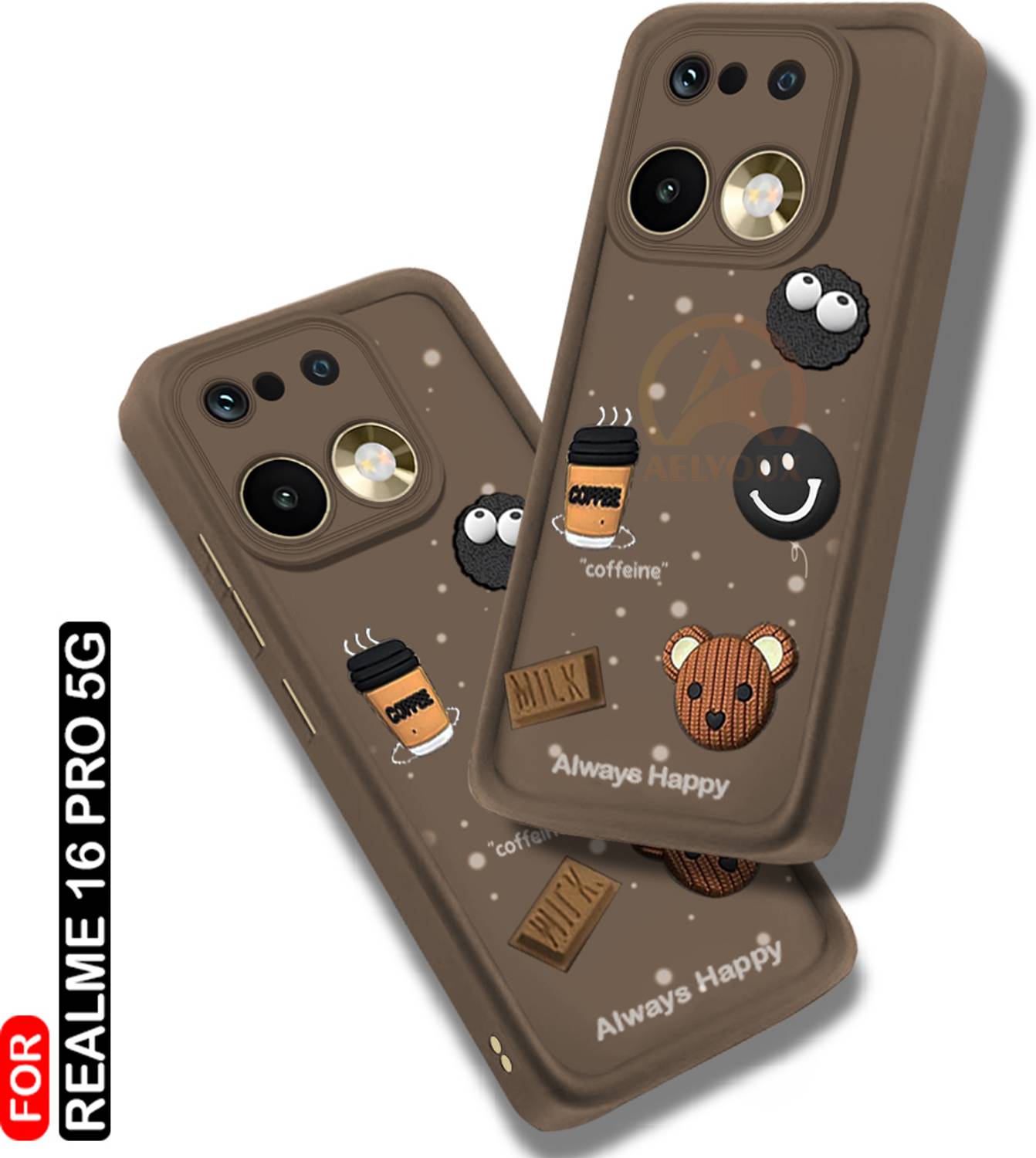 AelVouX Back Cover for Realme 16 Pro 5G