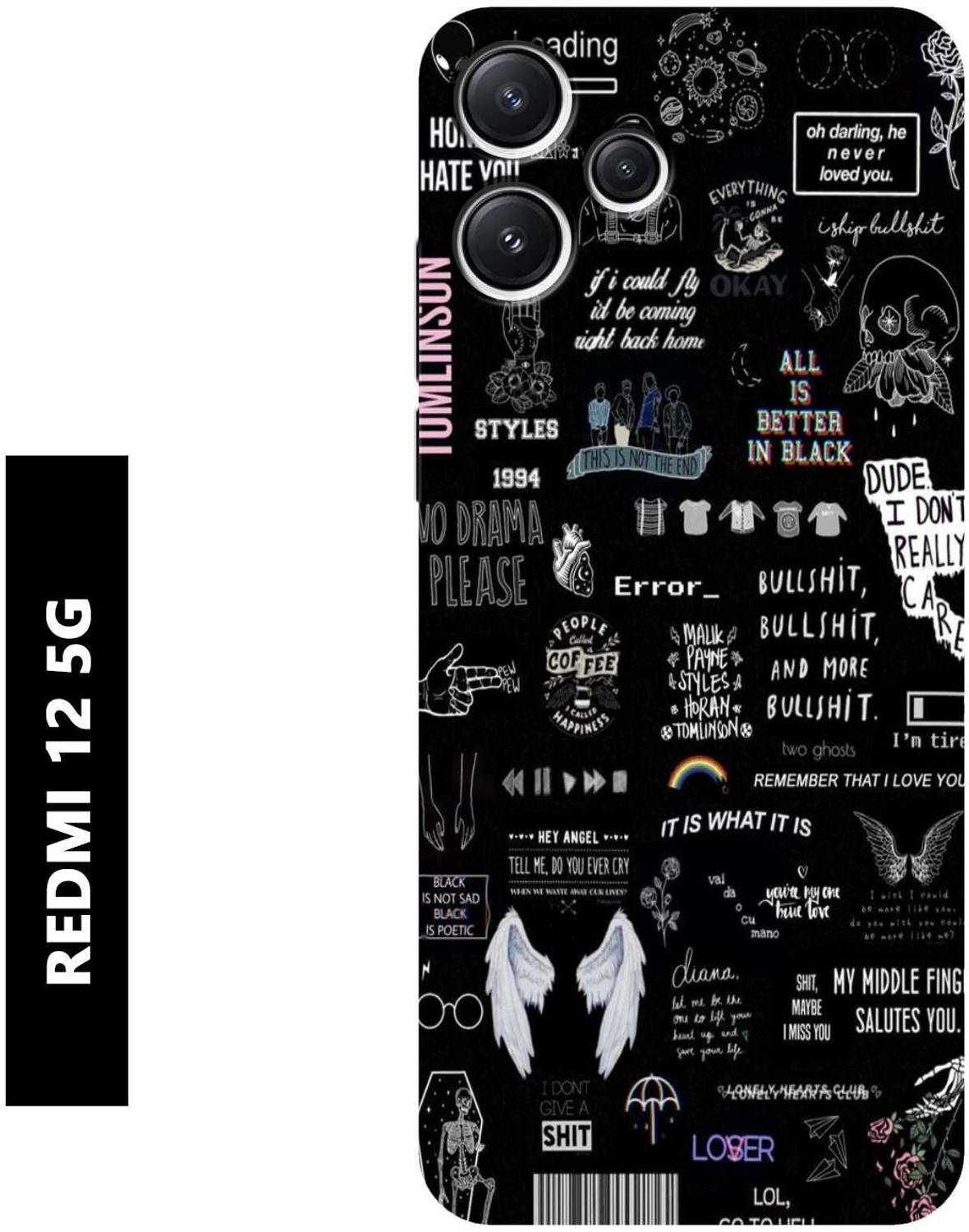 BUYMORE Back Cover for REDMI 12 5G