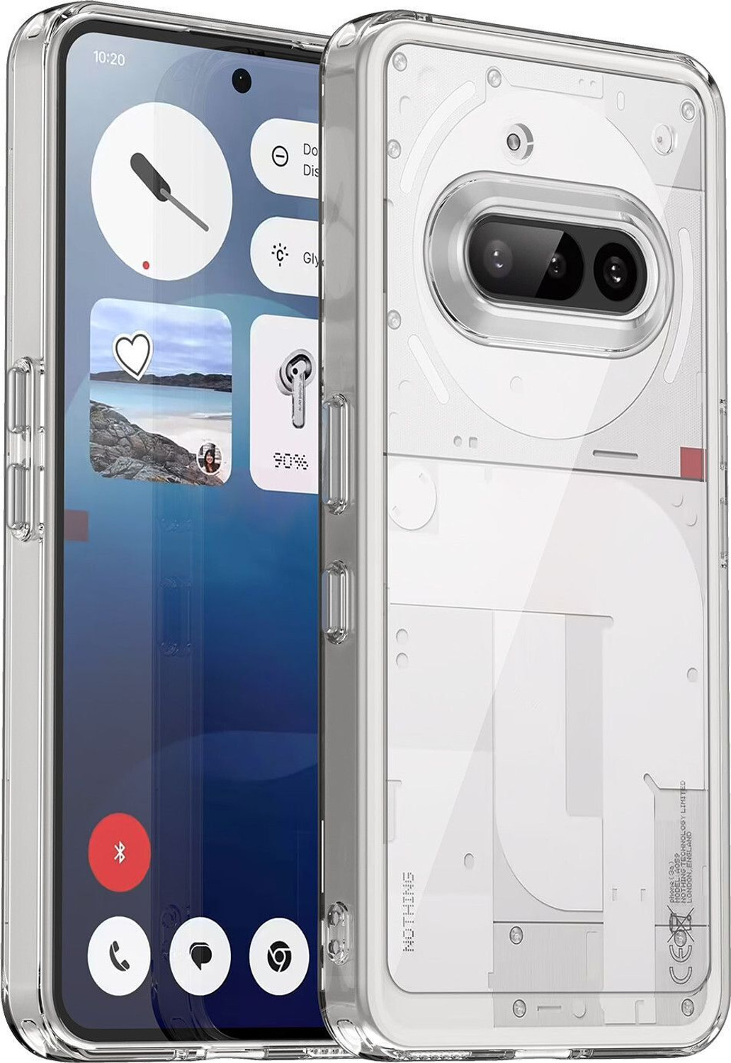 Image of Flipkart SmartBuy Back Cover for Nothing Phone (3a)