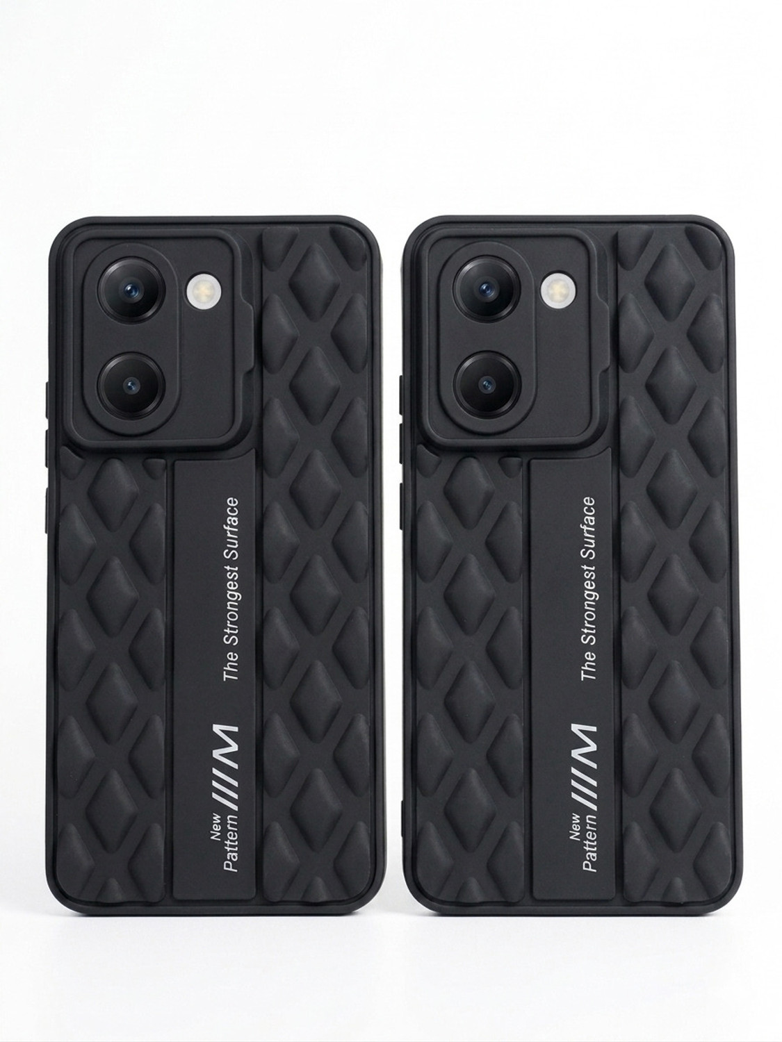 Image of FOUR U COVER Back Cover for REAL ME P3 ULTRA 5G (Black)