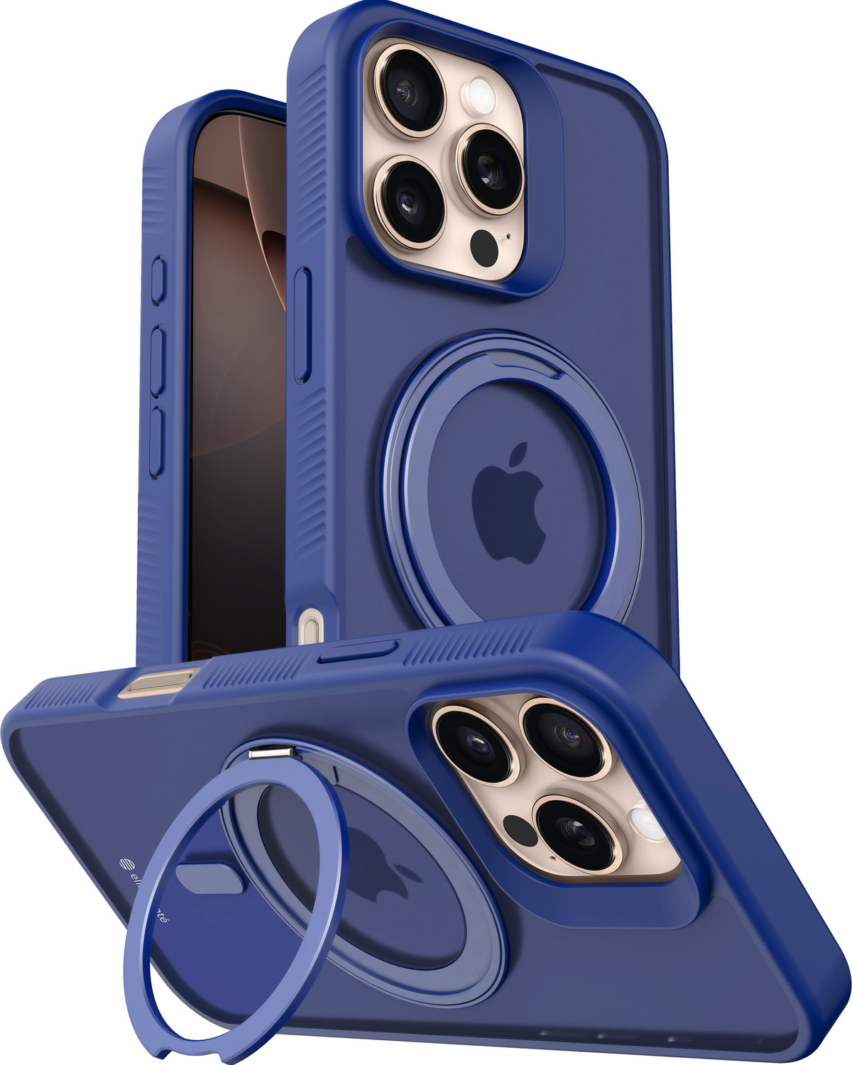 Image of eller sante Back Cover for Apple iPhone 16 Pro, Astros Magpro With Magnetic Ring Metal Kickstand MagSafe Compatible
