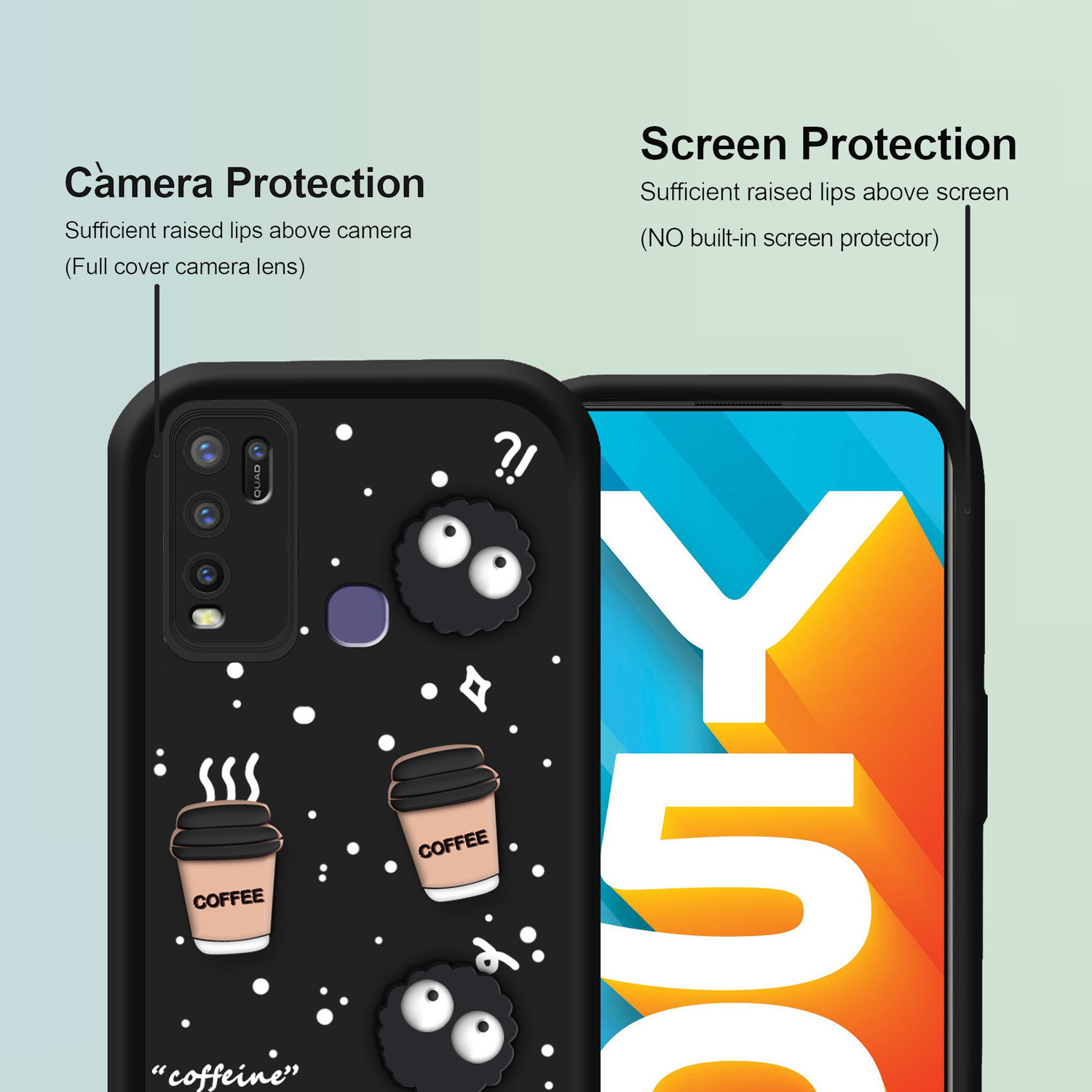 Image of CASETASTIC Back Cover for Vivo Y50