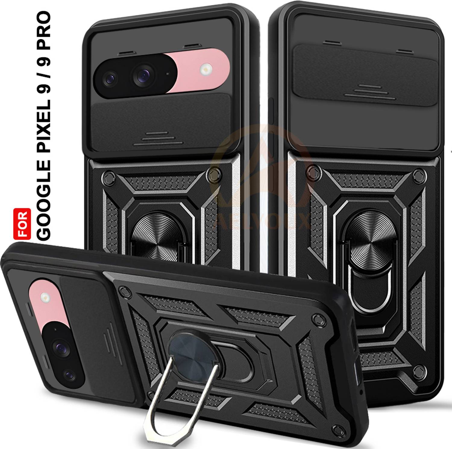 AelVouX Back Cover for Google Pixel 9 5G, Google Pixel 9 Pro 5G