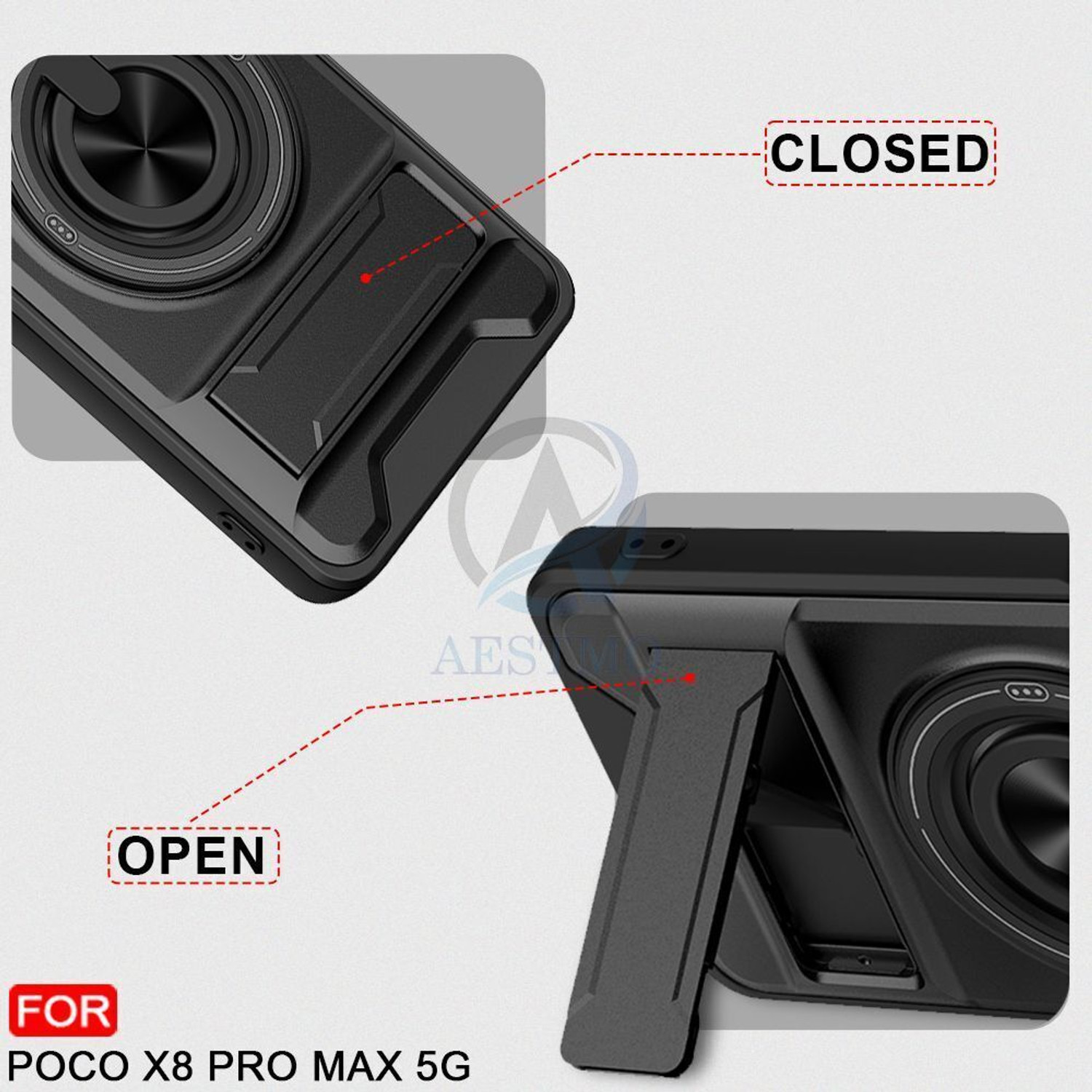 Image of AESTMO Back Cover for Poco X8 Pro Max 5G