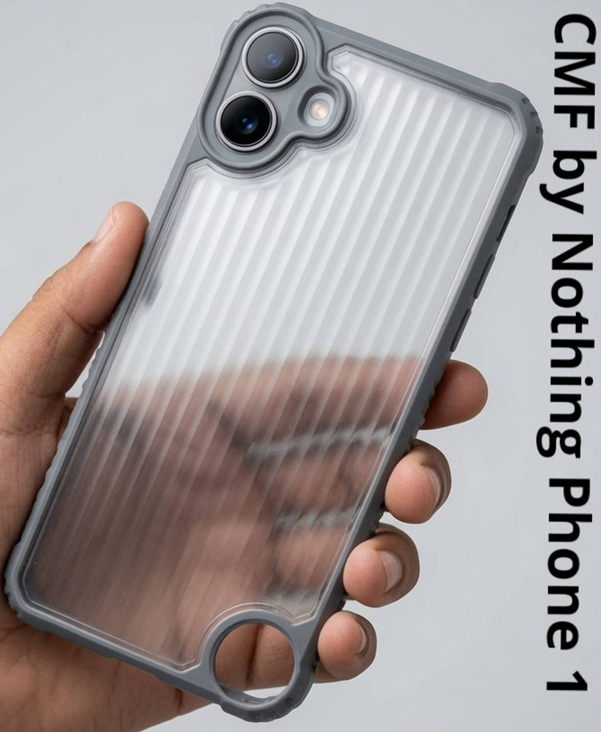 DAMTTE Back Cover for Nothing Phone 1 Gray - Image 1