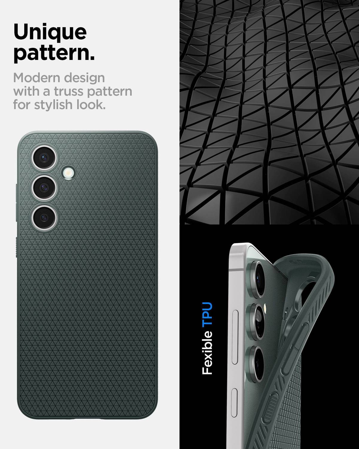 Spigen Back Cover for Samsung Galaxy S24 FE 5G Green - Image 2