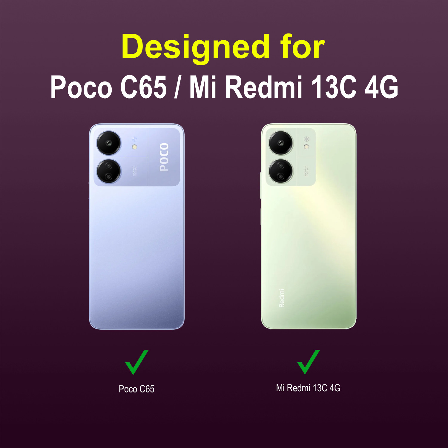 Image of Zapcase Back Cover for POCO C65