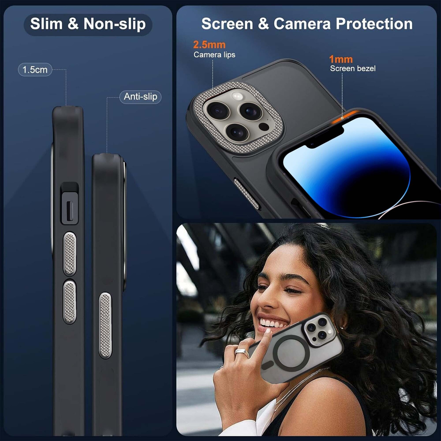 Image of gadvik Back Cover for Apple iPhone 13 PRO (Black, Charging Case, Silicon, Pack of: 1)