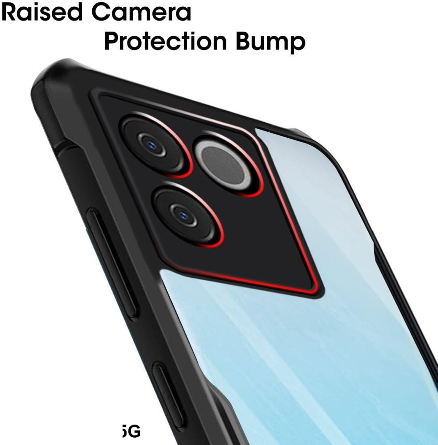 Image of Aaralhub Back Cover for vivo T2 Pro 5G (Green, Dual Protection, Rubber, Plastic)