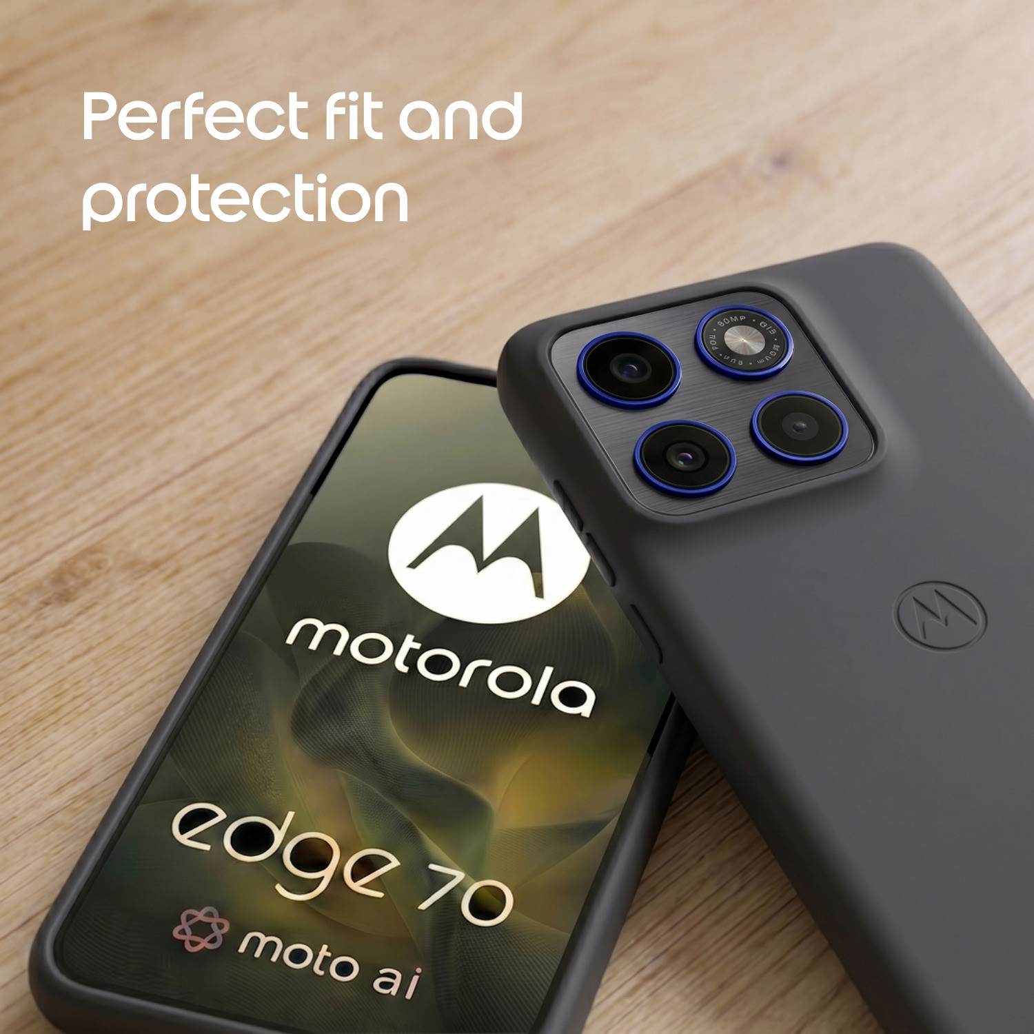 Image of MOTOROLA Back Cover for Moto Edge 70, Motorola Edge 70, MOTO EDGE 70 (Soft Matte), (Original Motorola Product)