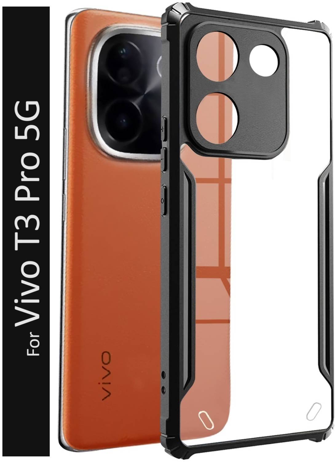AFEKSO Back Cover for vivo T3 Pro 5G