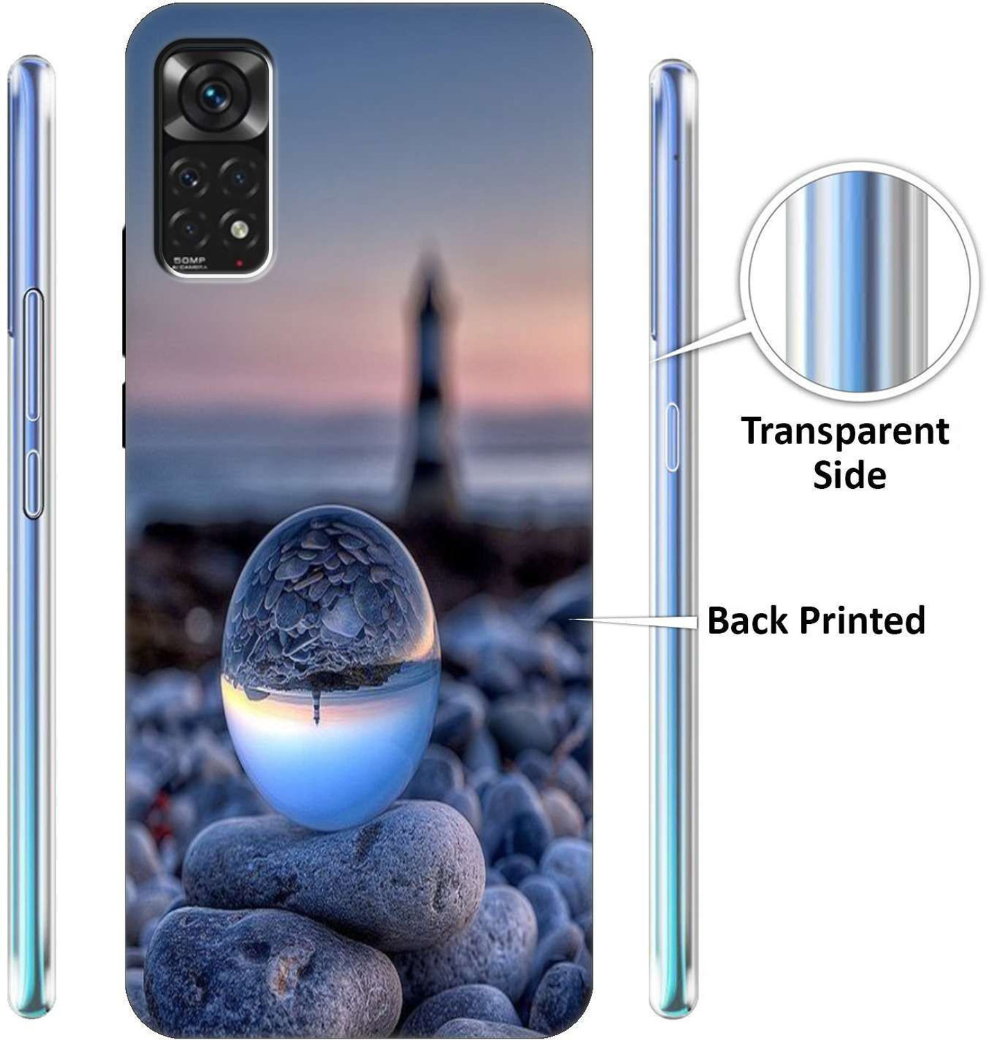 Image of Print maker Back Cover for Mi Redmi Note 11 Back Cover