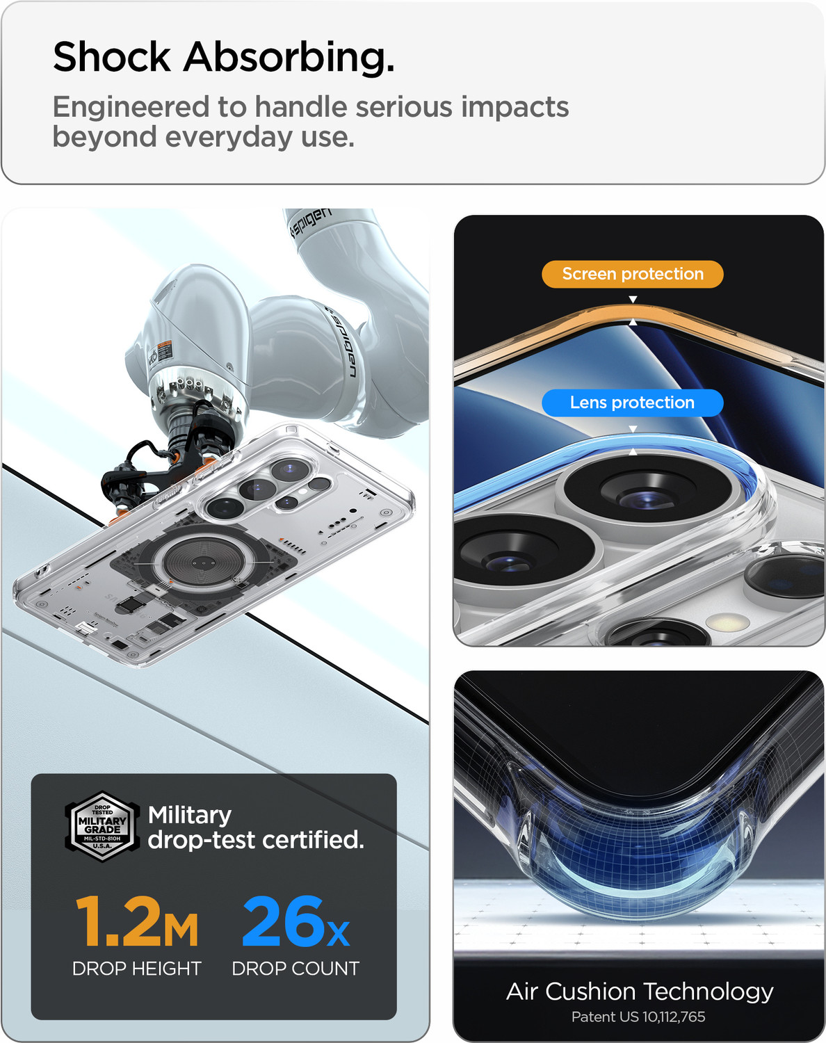 Image of Spigen Ultra Hybrid MagFit Back Cover for Samsung Galaxy S26 Ultra 5G