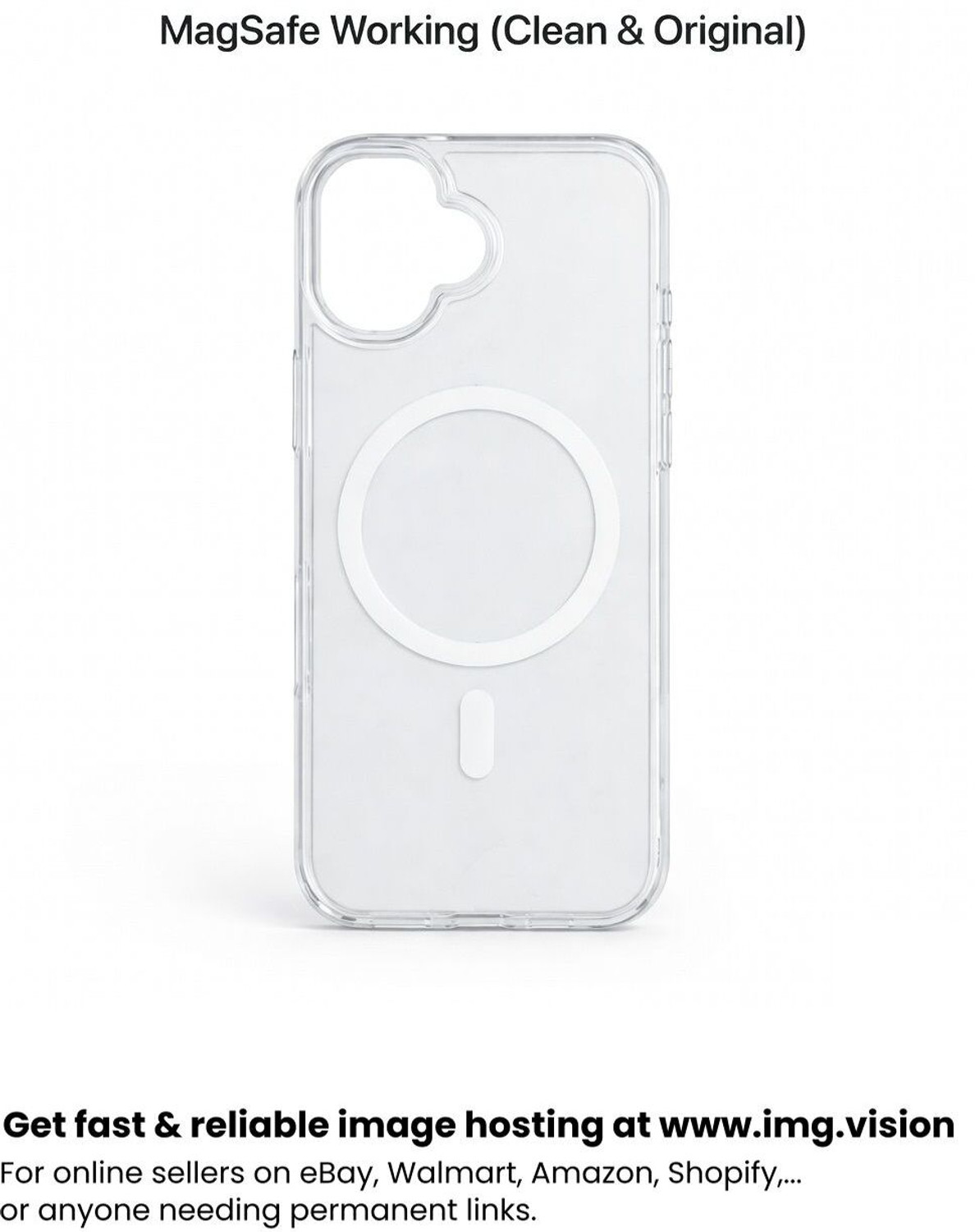 Image of Vethora India Back Cover for Premium Transparent MagSafe Back Cover | Shockproof Slim Case SAMSUNG M34 5G