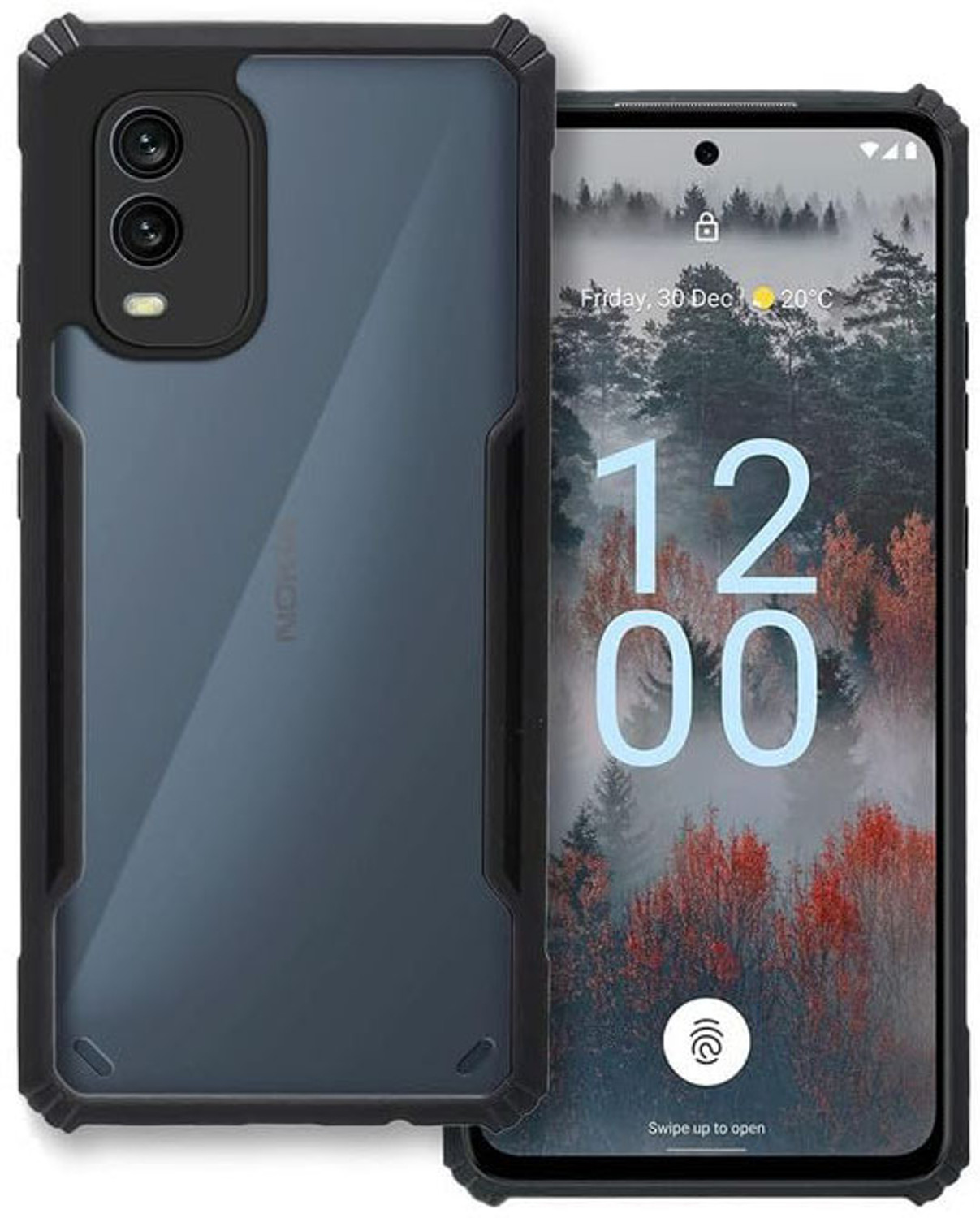 Image of ASMANTIC Back Cover for Nokia C32