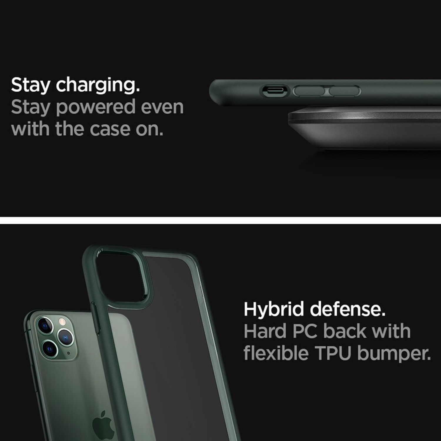 Image of Spigen Ultra Hybrid Back Cover for Apple iPhone 11 Pro Max