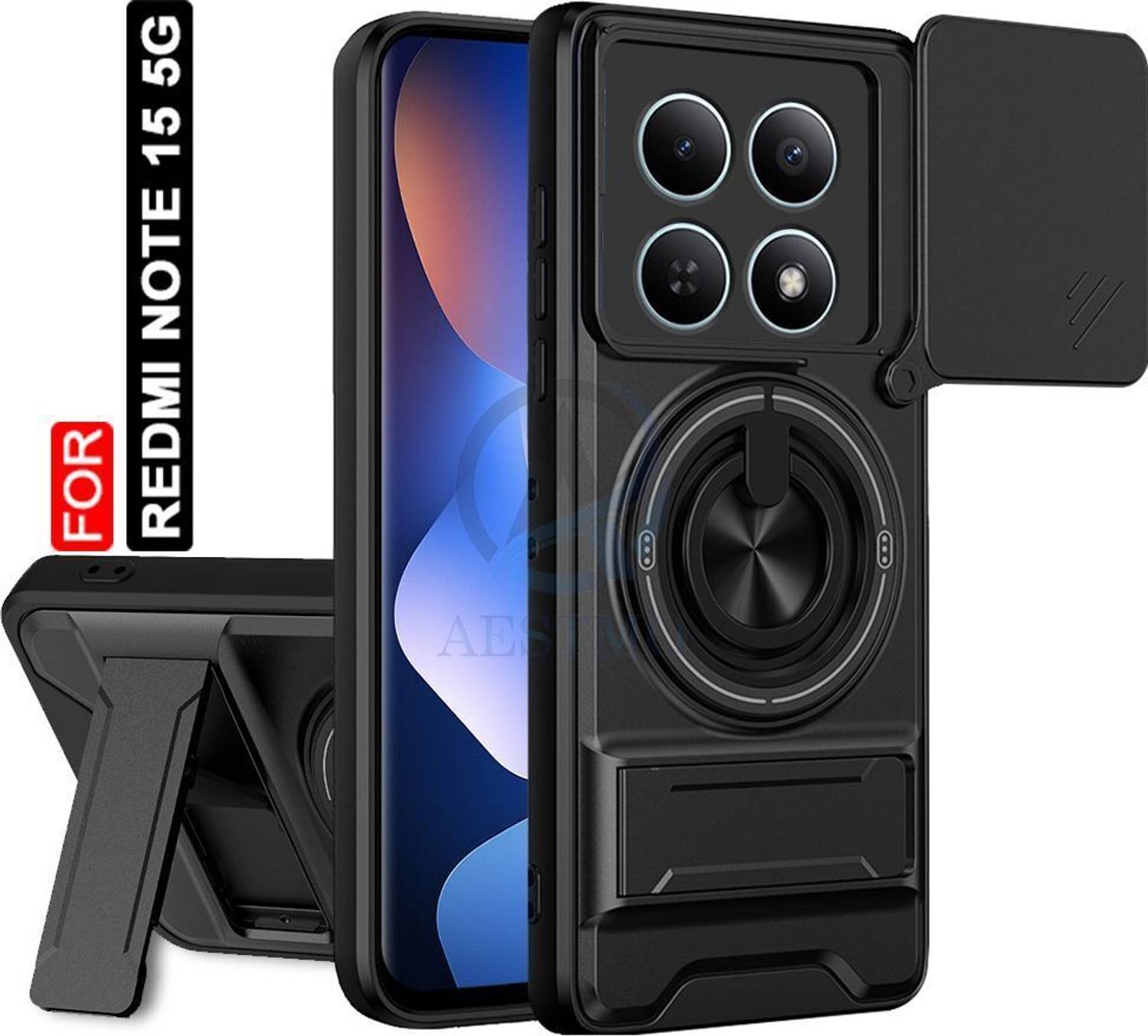 AESTMO Back Cover for Redmi Note 15 5G