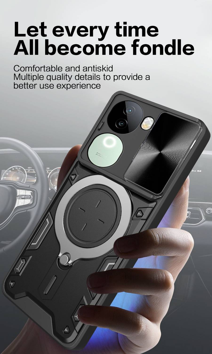 Flipkart SmartBuy Back Cover for iQOO Z9s 5G Black - Image 2