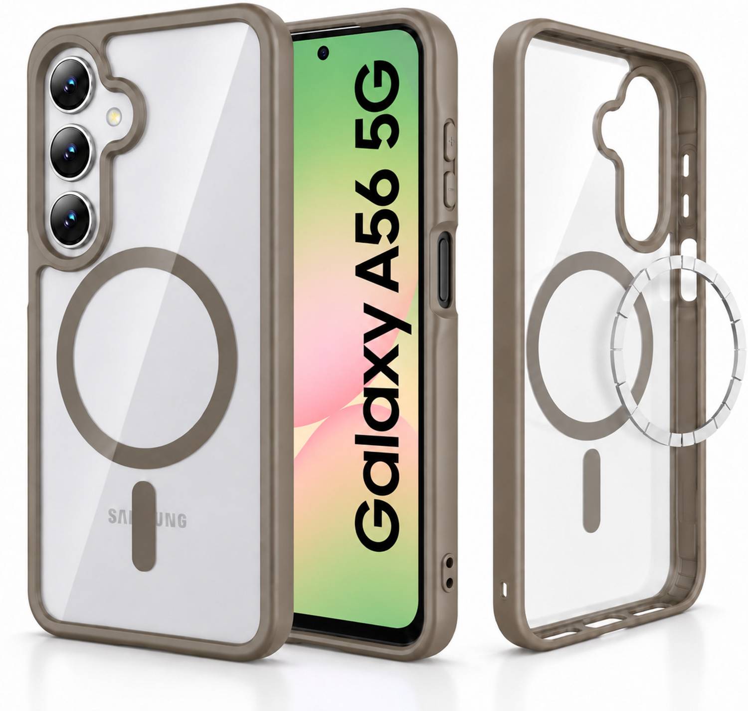 ArmourPro Back Cover for Samsung Galaxy A56 5G, Samsung Galaxy A36 5G, MagSafe Compatible Magnetic Shockproof Case