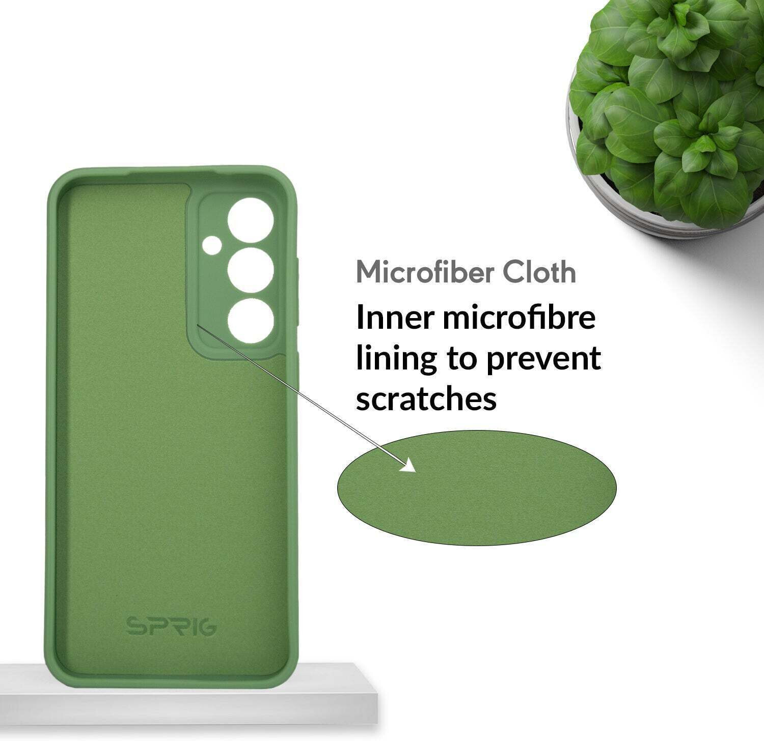Image of Sprig TPU Matte Back Cover for SAMSUNG Galaxy S23 FE 5G