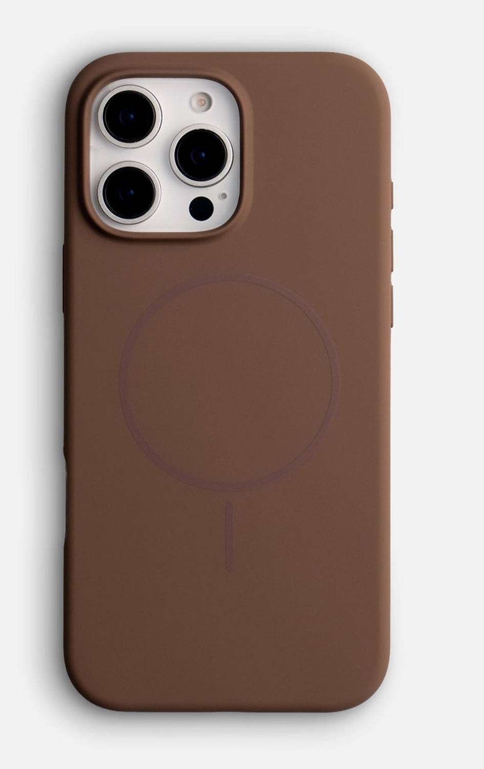RISING BYTE Back Cover for iPhone 15 Pro Brown