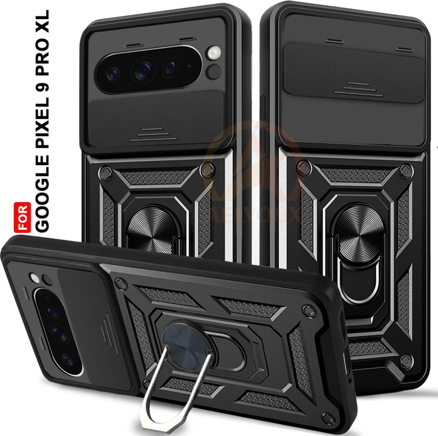 AelVouX Back Cover for Google Pixel 9 Pro XL 5G