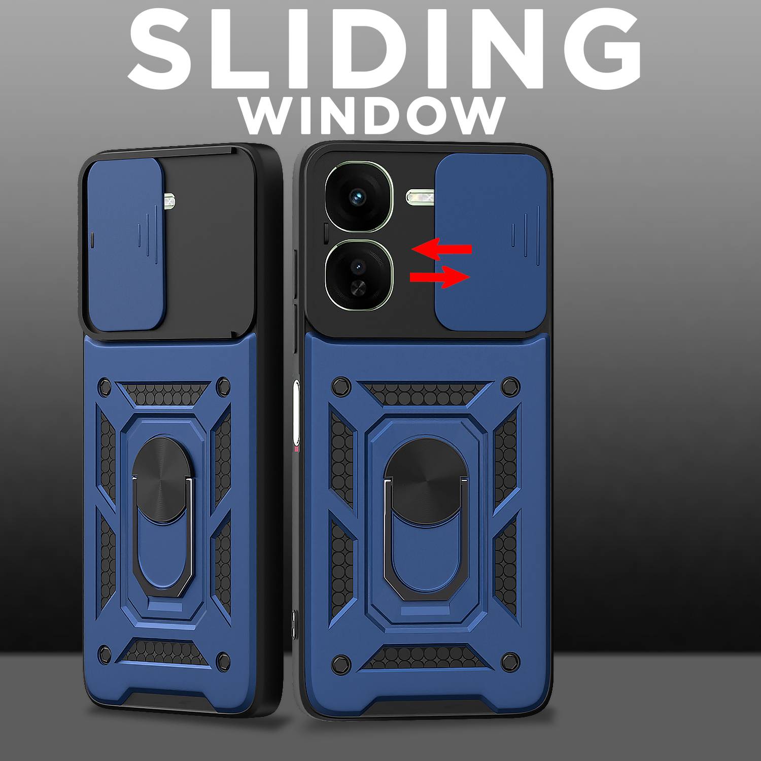 Pikkme Back Cover for iQOO Z9X 5G Blue - Image 2