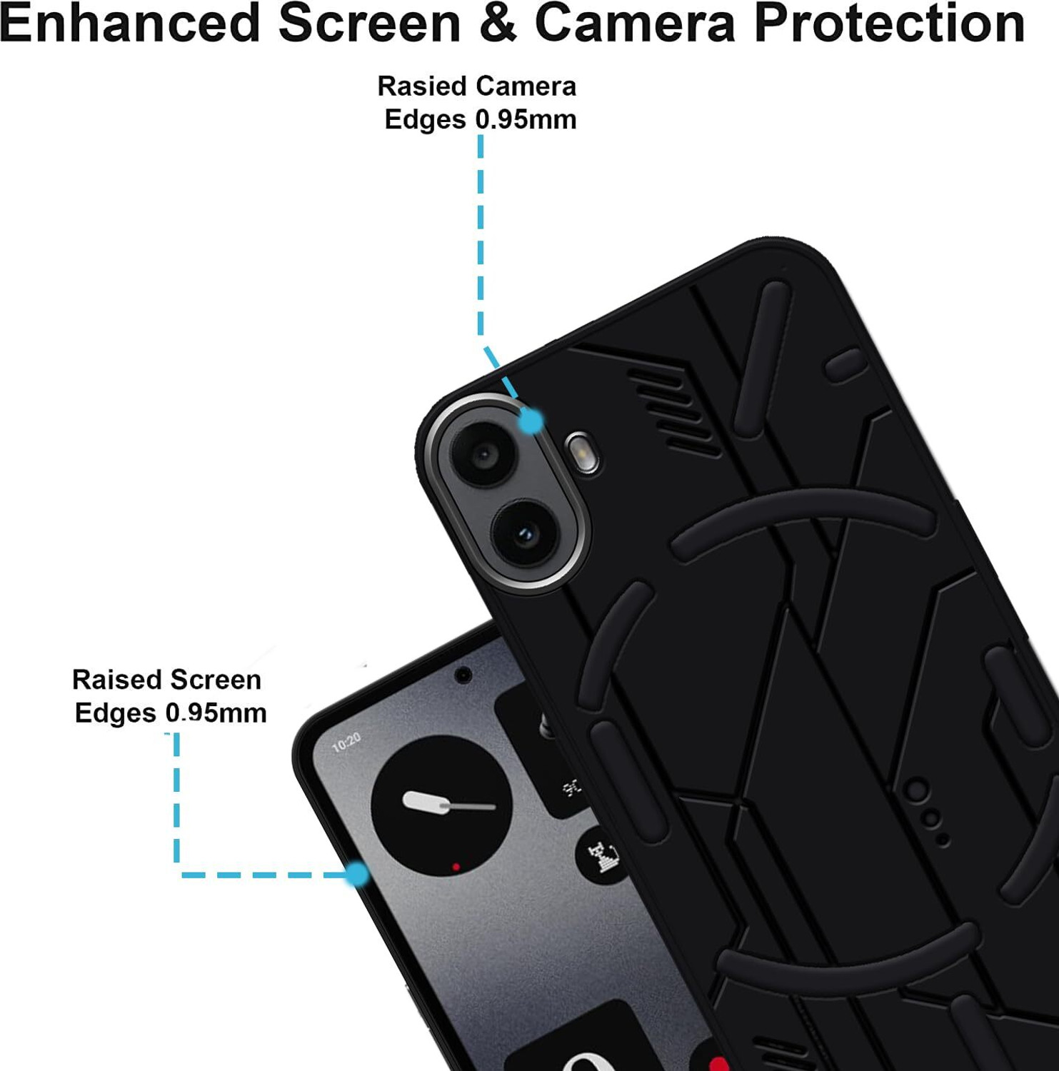 Image of O2MG Back Cover for CMF by Nothing Phone 1