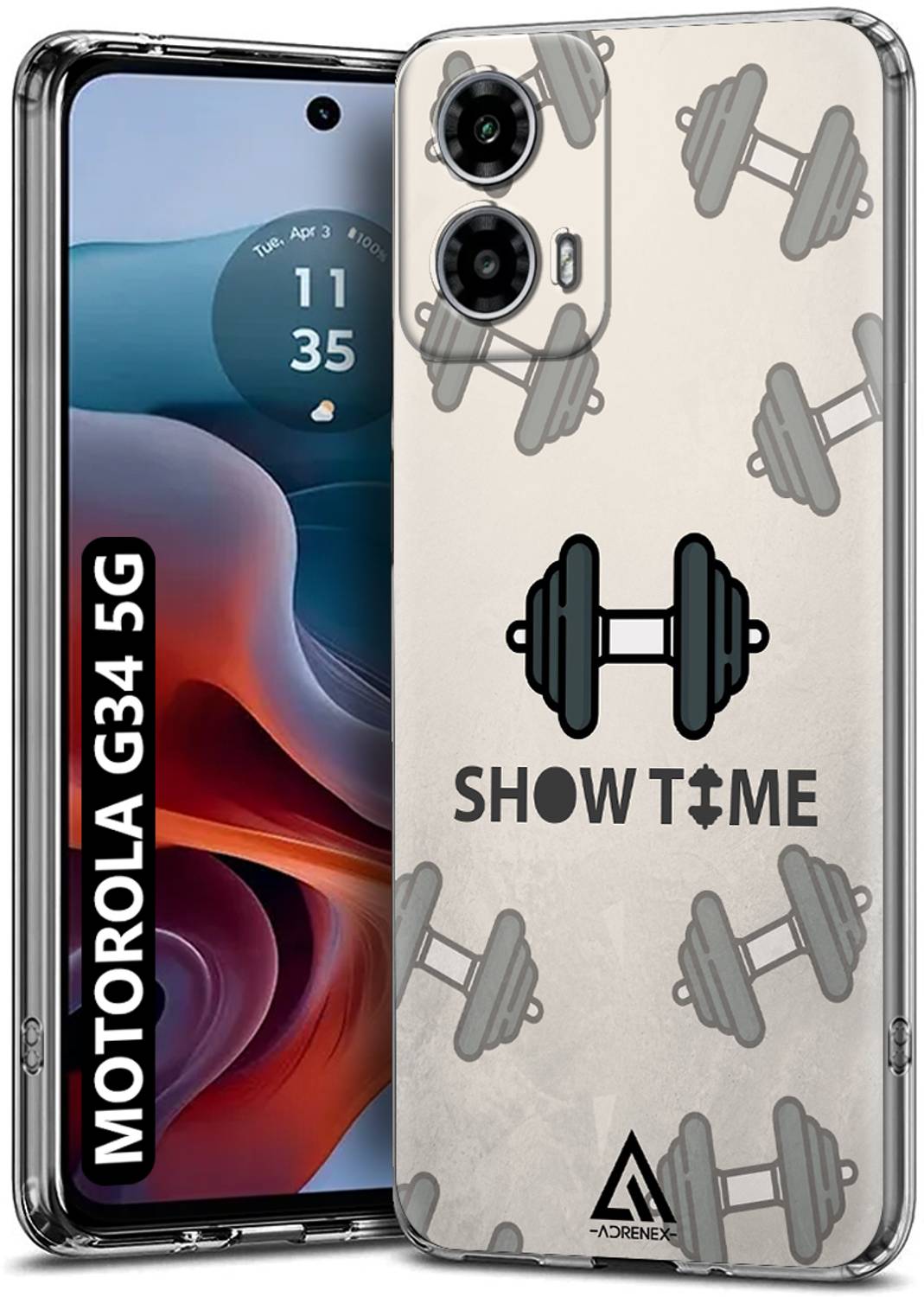 Adrenex Back Cover for MOTOROLA G34 5G, MOTOROLA MOTO G34 5G