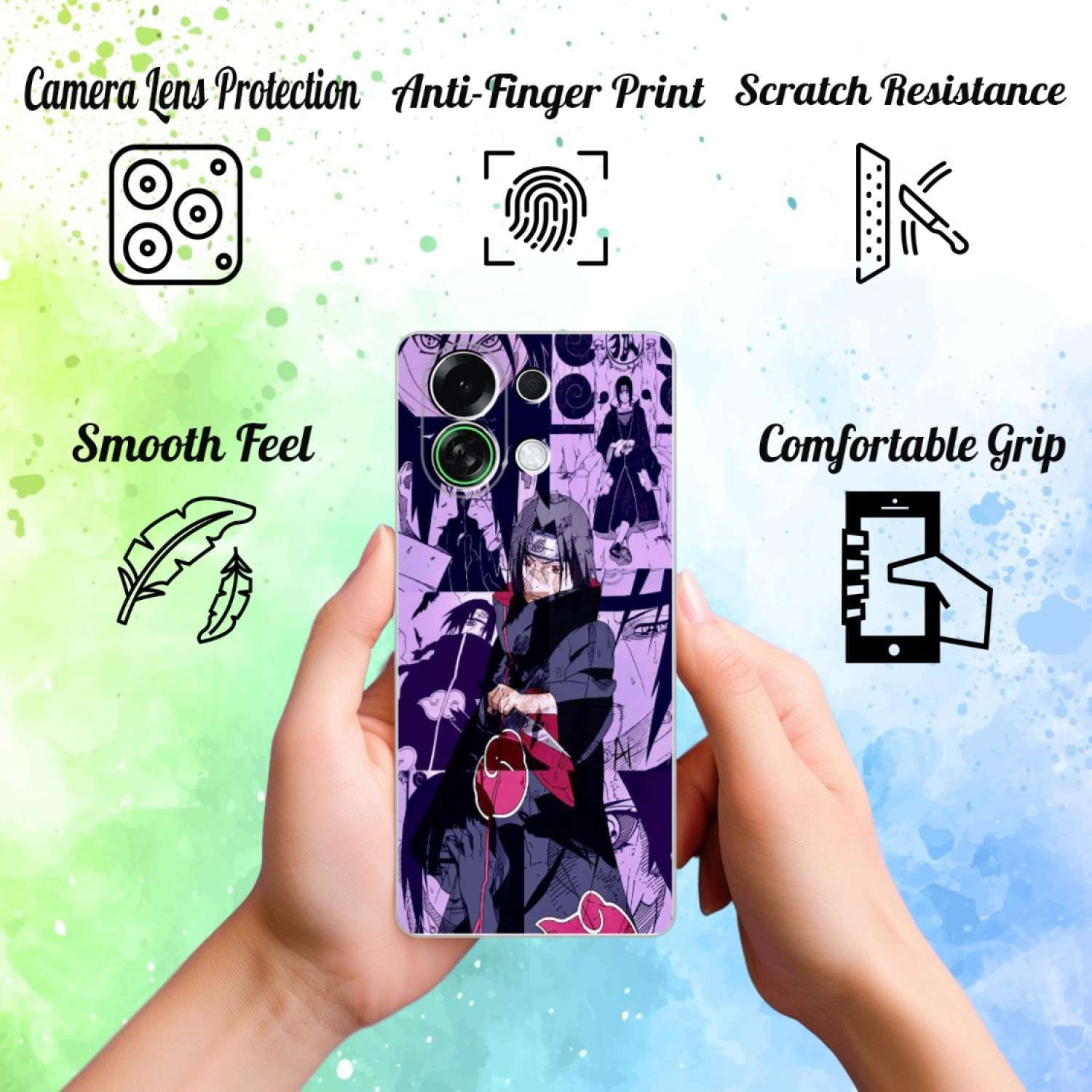 Image of Inflame Back Cover for OPPO K13 Turbo 5G Kakashi, For Boys Back Cover