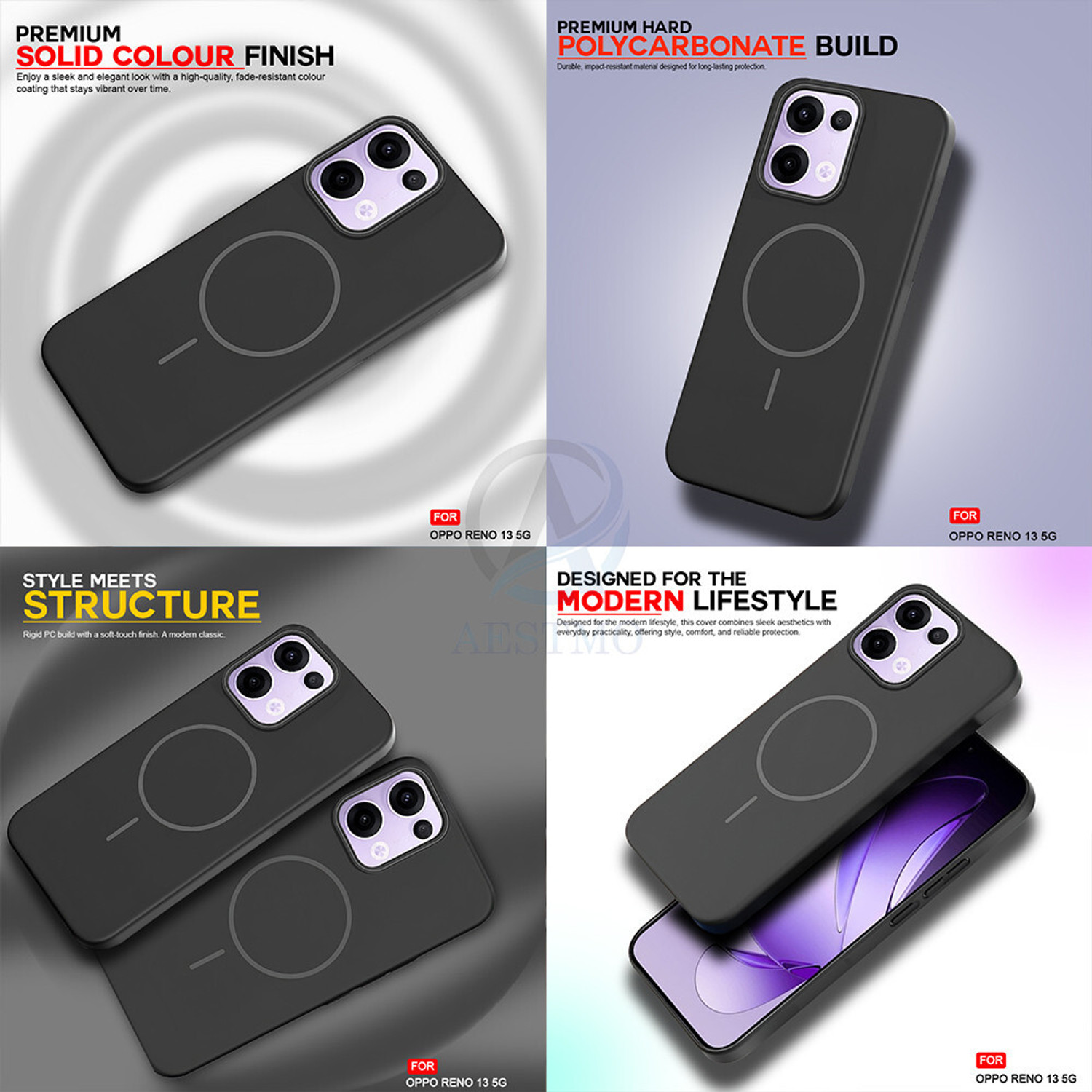 Image of AESTMO Back Cover for Oppo Reno 13 5G
