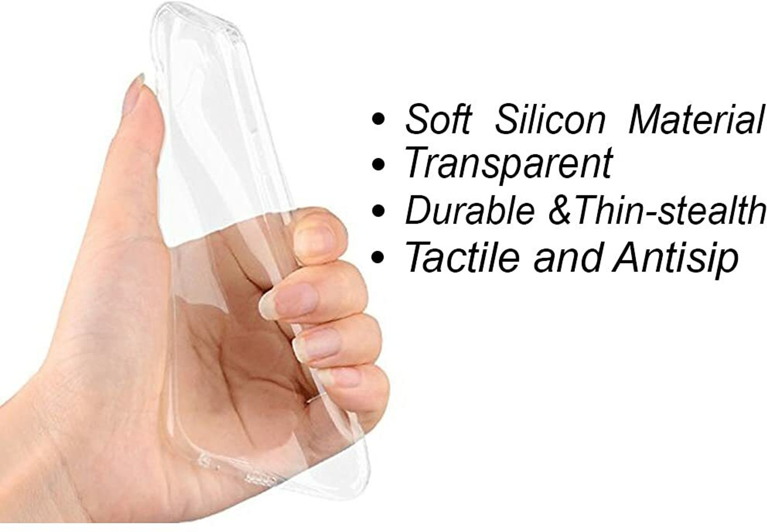 Image of NIMMIKA ENTERPRISES Back Cover for Samsung Galaxy F54 5G(Soft and flexible material | Transparent design | Raised edges)