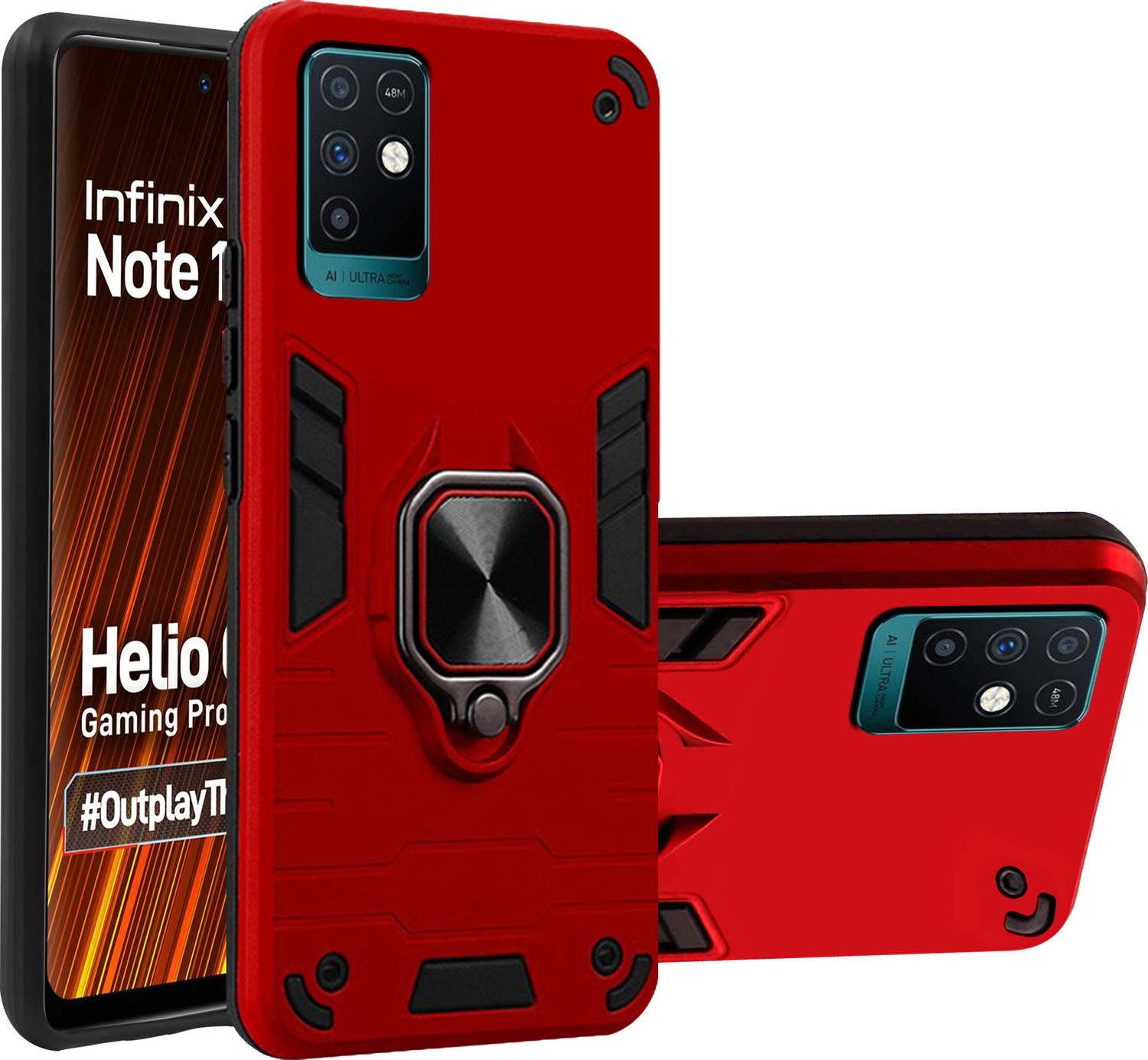 Image of SMARTPOCKET Back Cover for Infinix Note 10