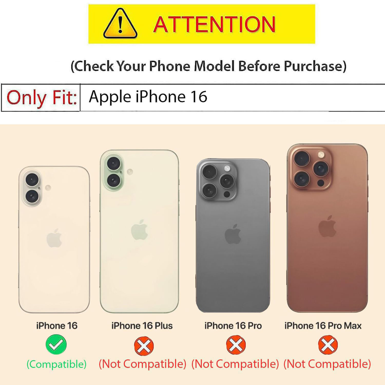 Image of Kapa Back Cover for Apple iPhone 16