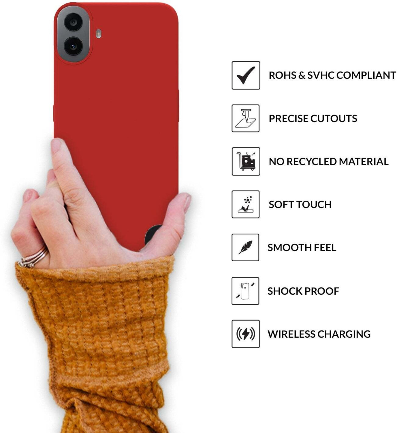 Image of Sprig Back Cover for CMF PHONE 1, CMF by Nothing Phone 1, Nothing Phone 1