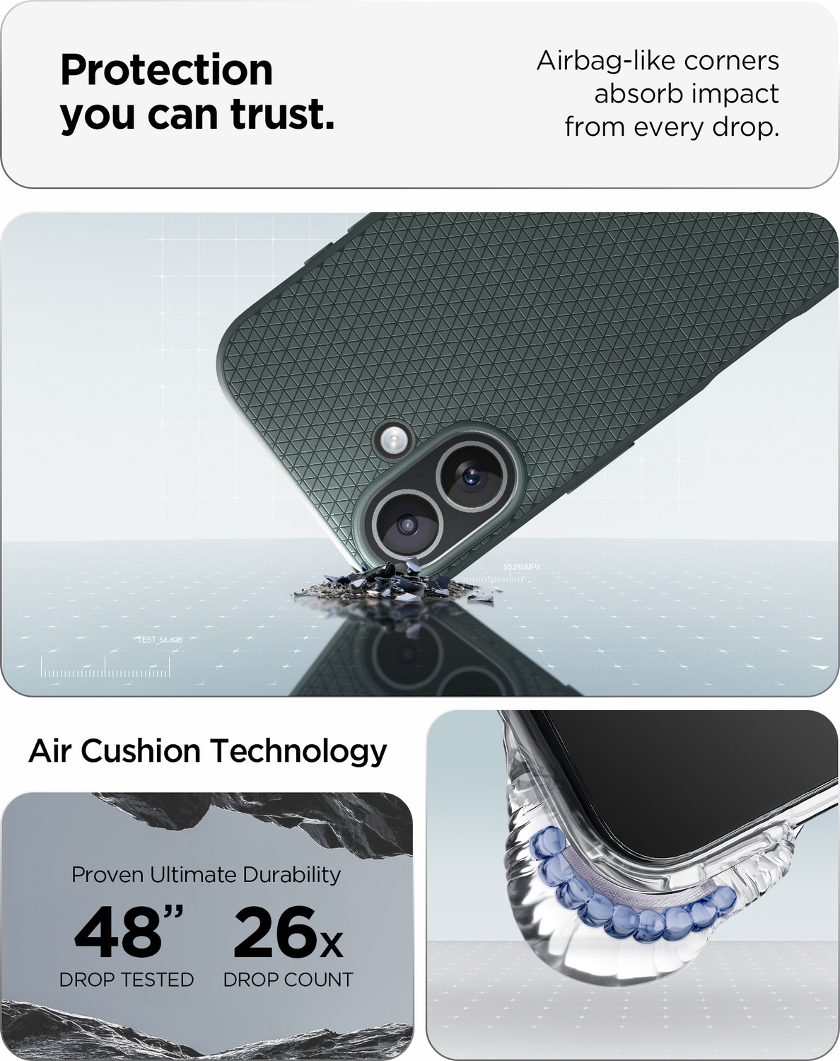 Image of Spigen Liquid Air Back Cover for iPhone 17