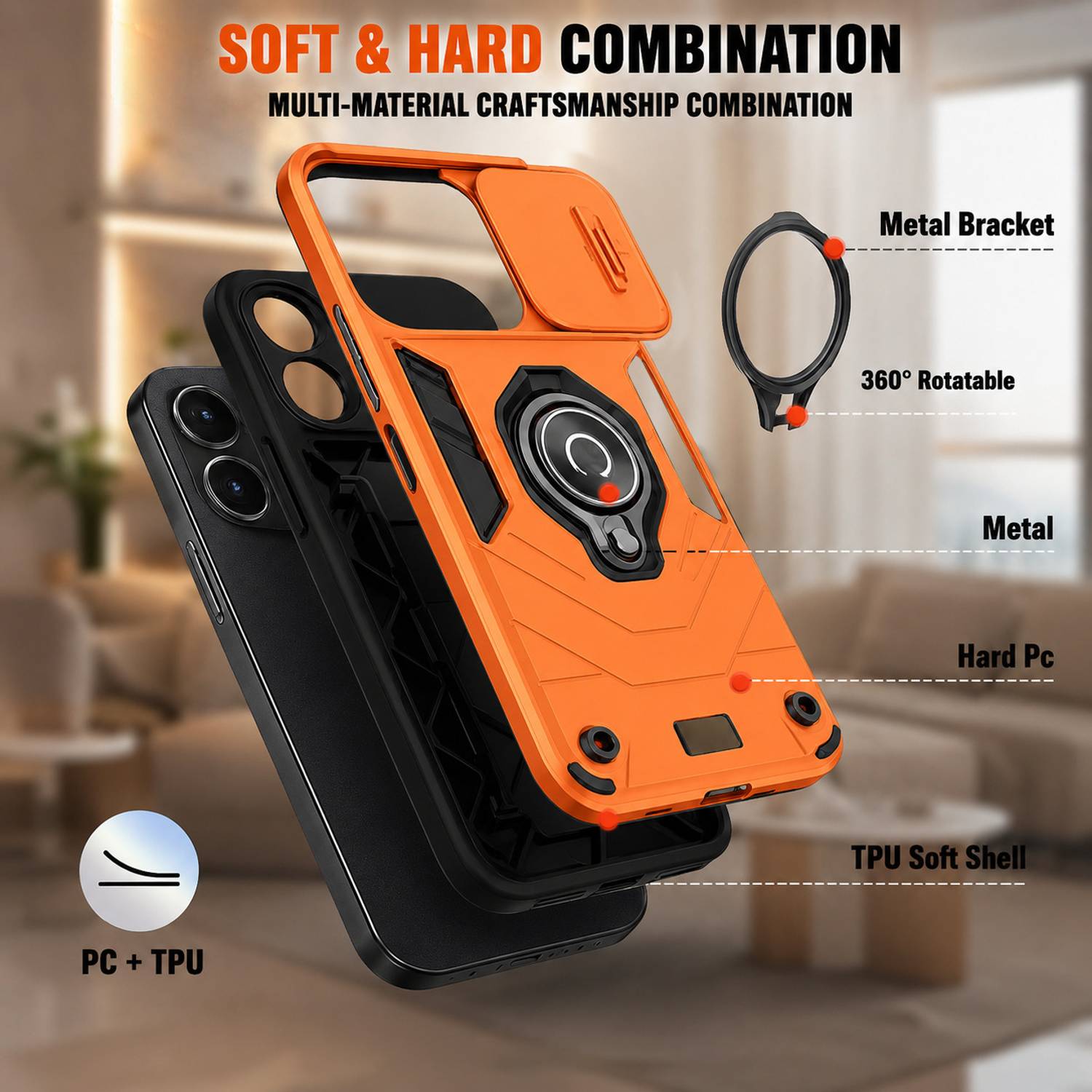GLOBAL NOMAD Back Cover for Motorola G67 Power 5G - Image 3