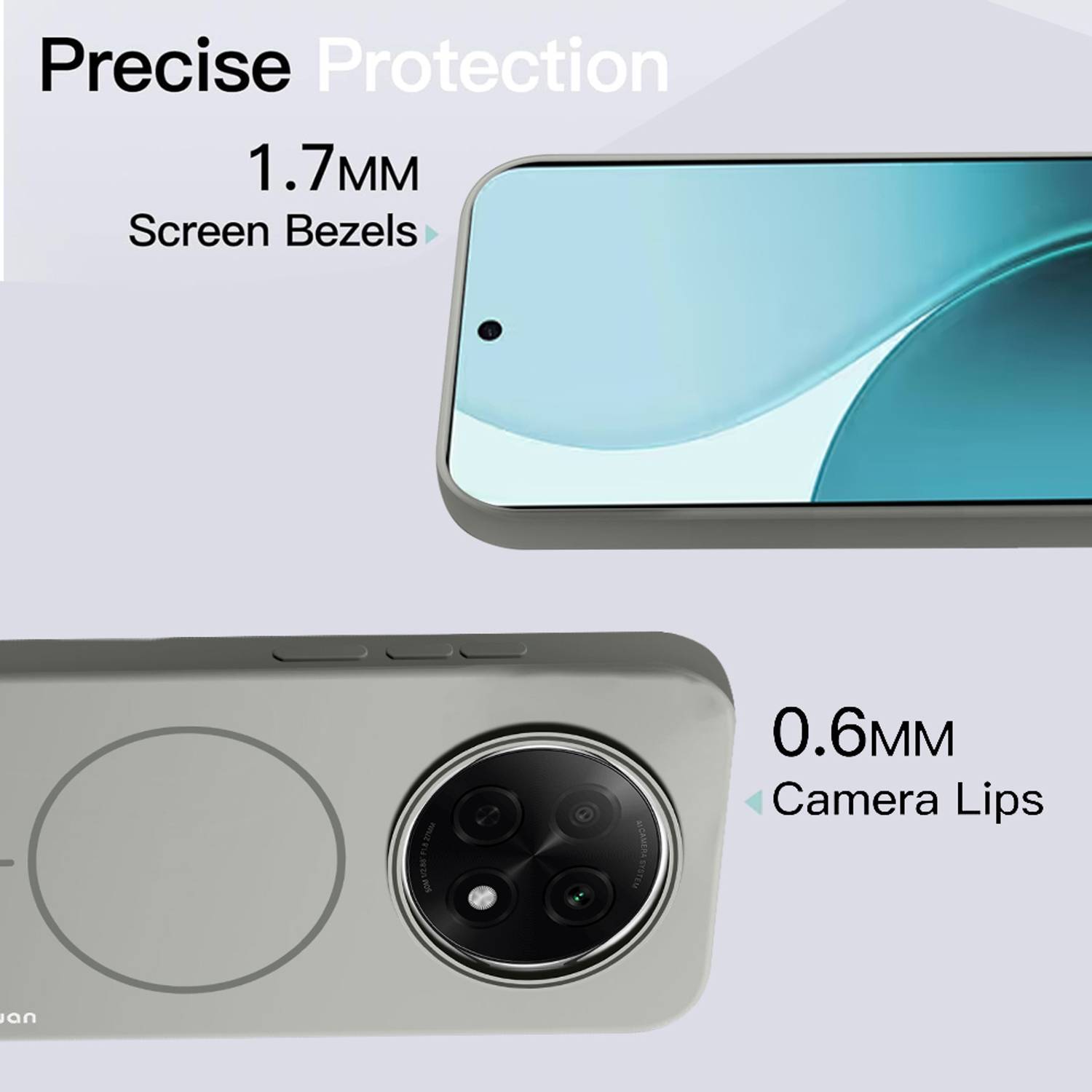 KARWAN Back Cover for Oppo F29 Pro Gray - Image 4