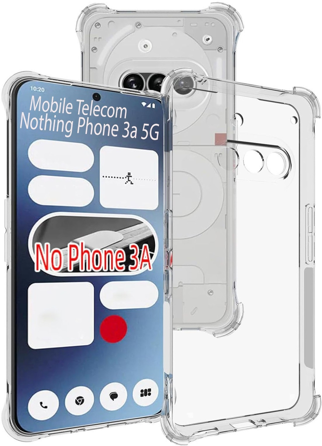 Image of S-Softline Back Cover for Nothing Phone (3a)