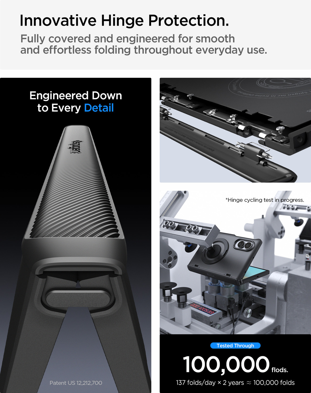 Image of Spigen Back Cover for Samsung Galaxy Z Fold 8