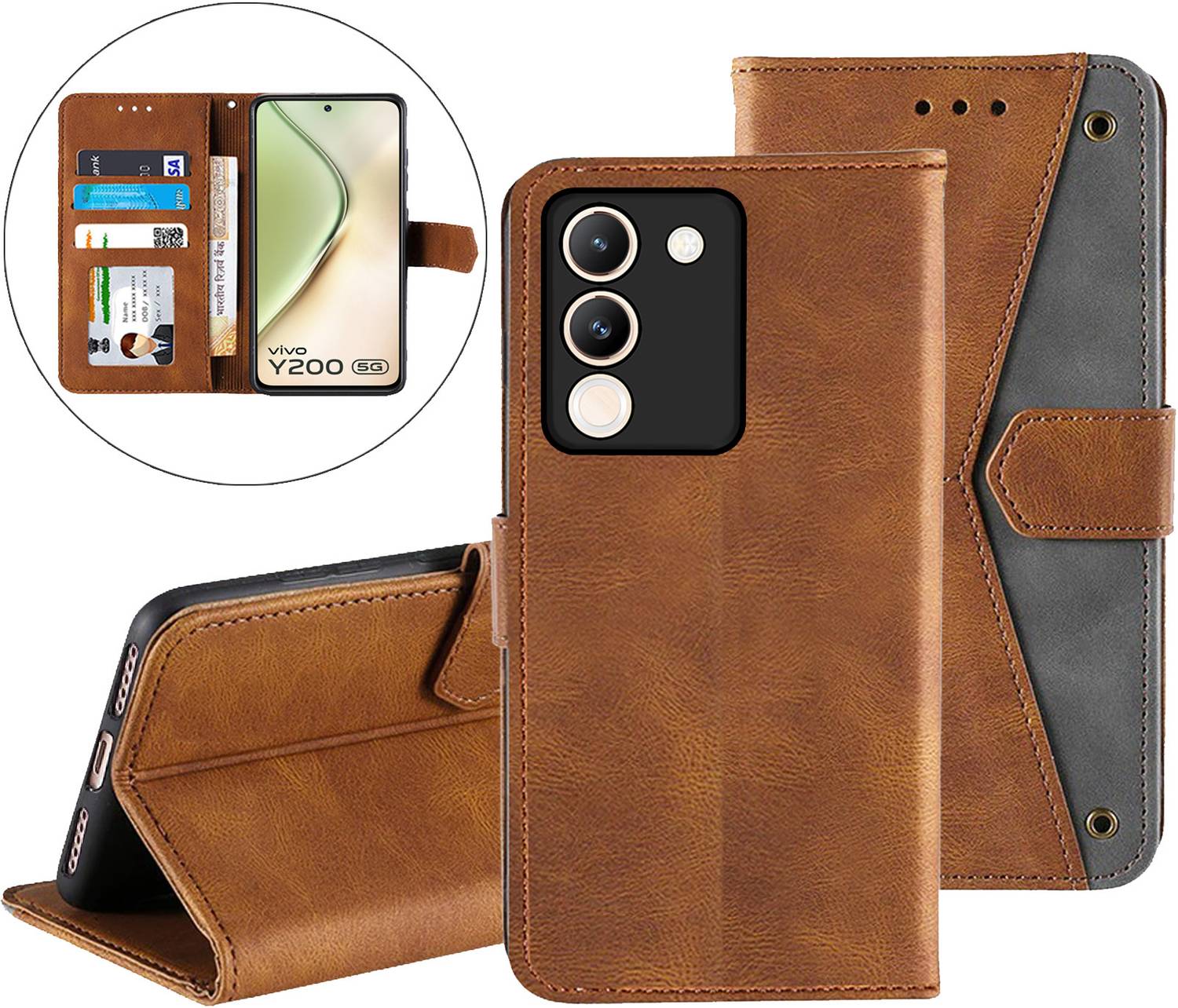 Autofocus Flip Cover for Vivo Y200 5G