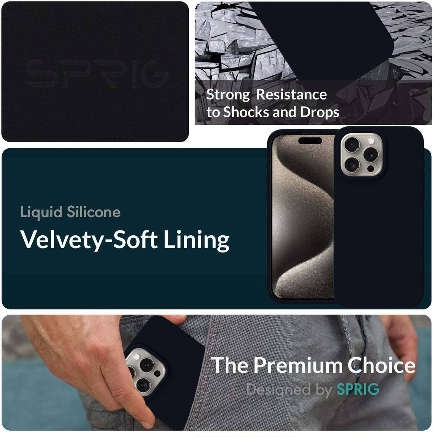 Image of Sprig Back Cover for Apple iPhone 15 Pro, Apple iPhone 15 Pro
