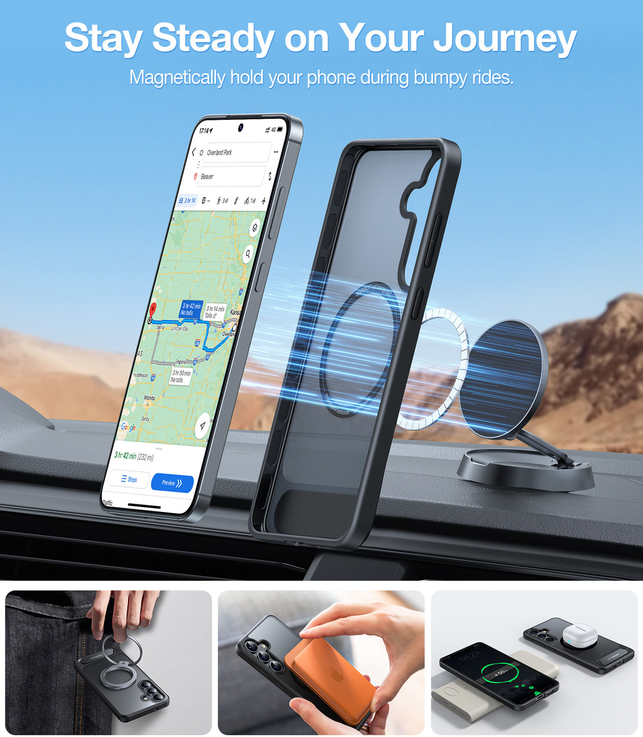 Image of Torras Back Cover for Samsung Galaxy S25