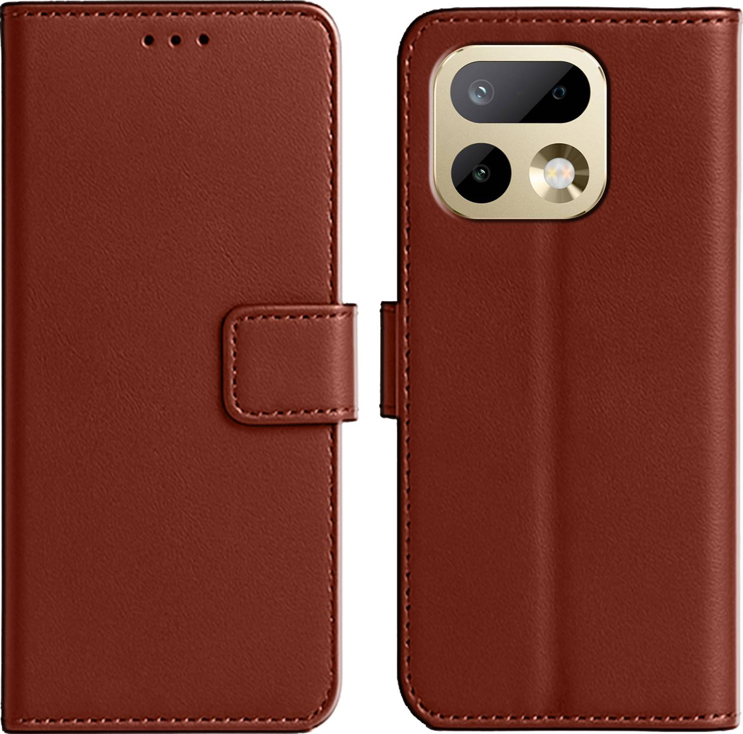 Ascensify Back Cover for Realme 16 Pro 5G Premium PU Leather Flip Cover with Card Slots & Stand Feature