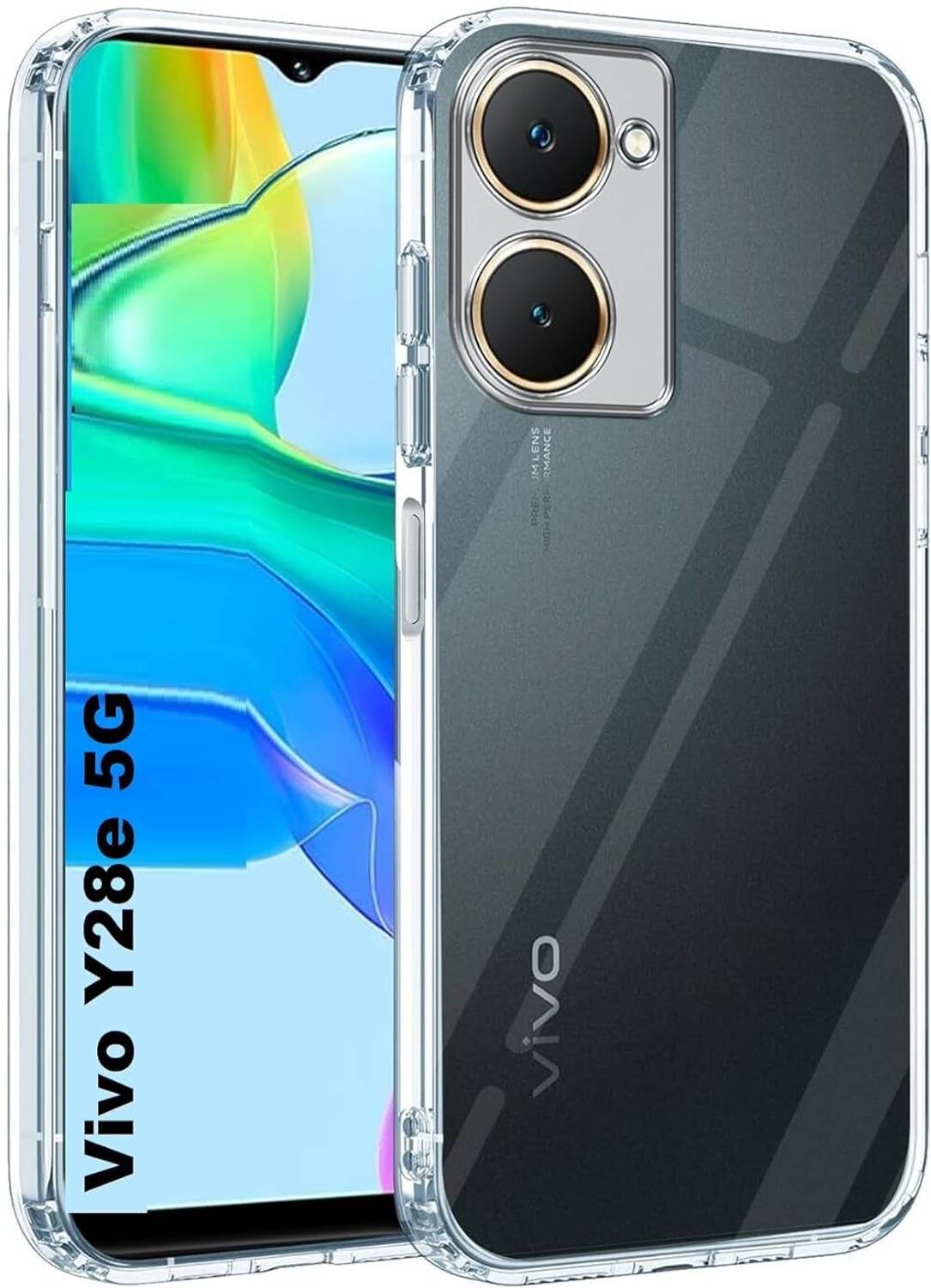 Hamz Back Cover for Vivo Y28E 5G
