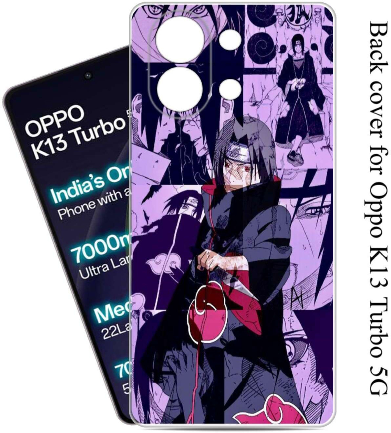 Image of Inflame Back Cover for OPPO K13 Turbo 5G Kakashi, For Boys Back Cover