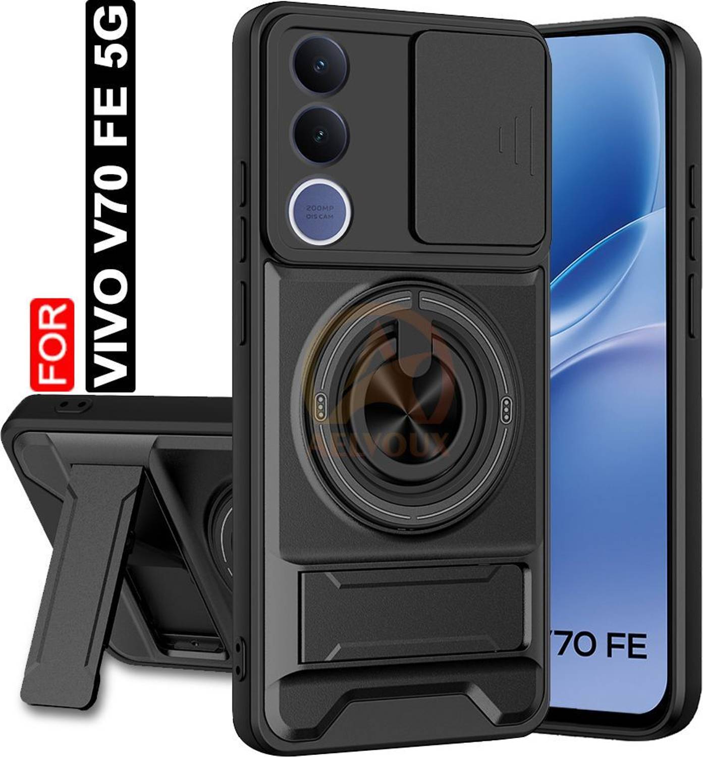 AelVouX Back Cover for VIvo V70 FE 5G